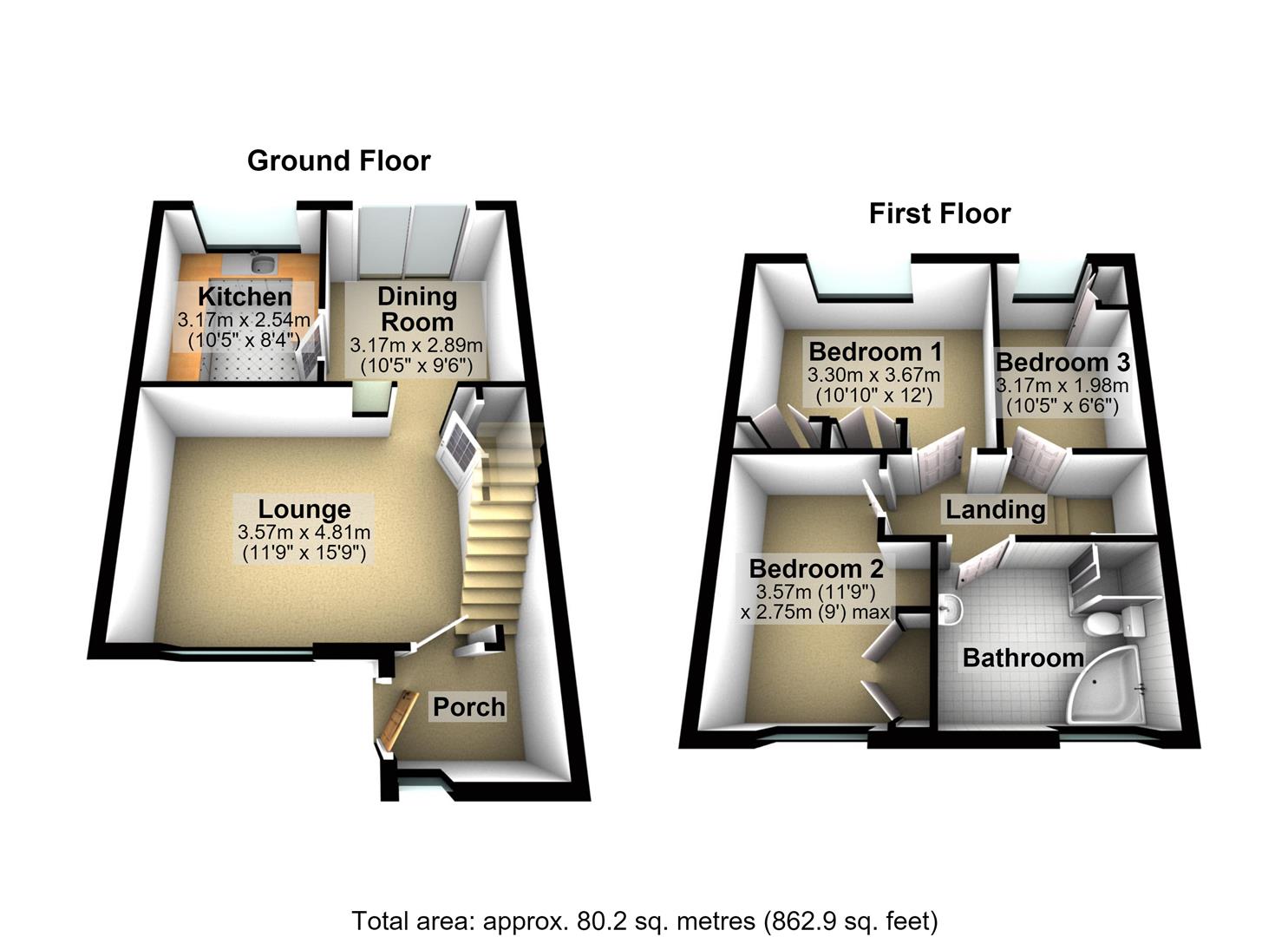 14, Station Fields, Leeds floorplan