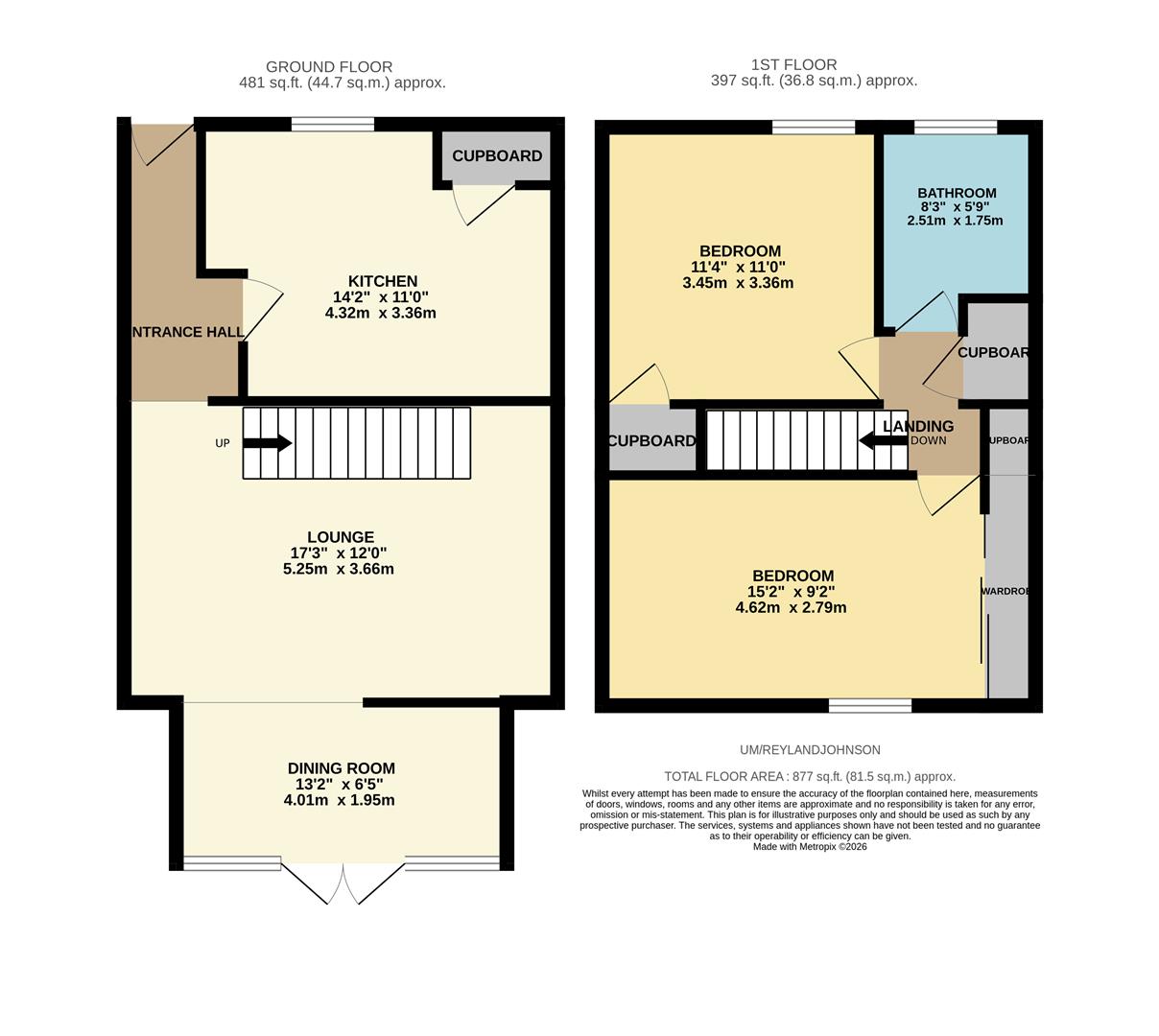 178, Upper Mealines, Harlow floorplan