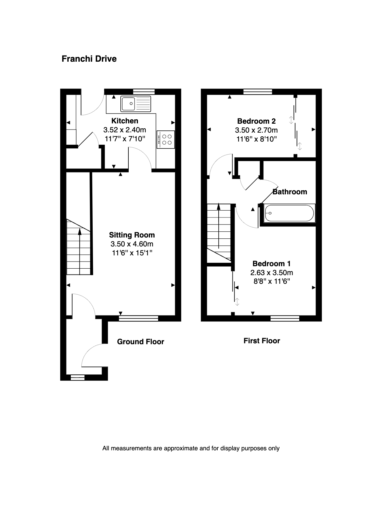 102, Franchi Drive, Larbert floorplan