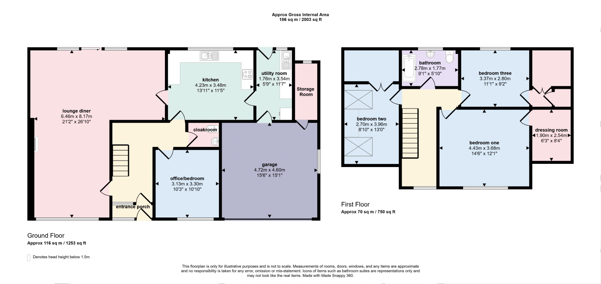 2, Precinct Crescent, Skegness floorplan