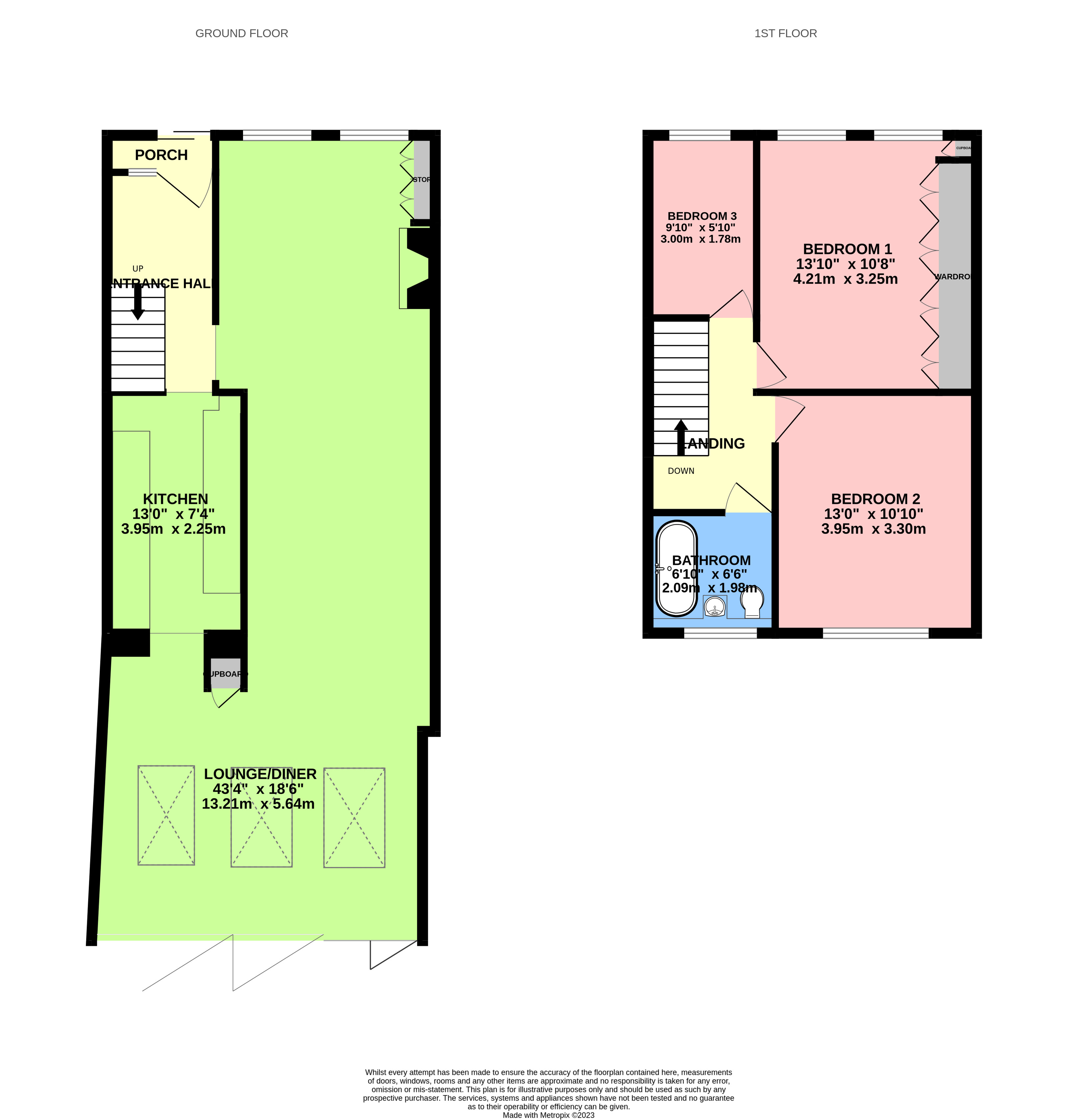 210, Lavender Hill, Middlesex floorplan