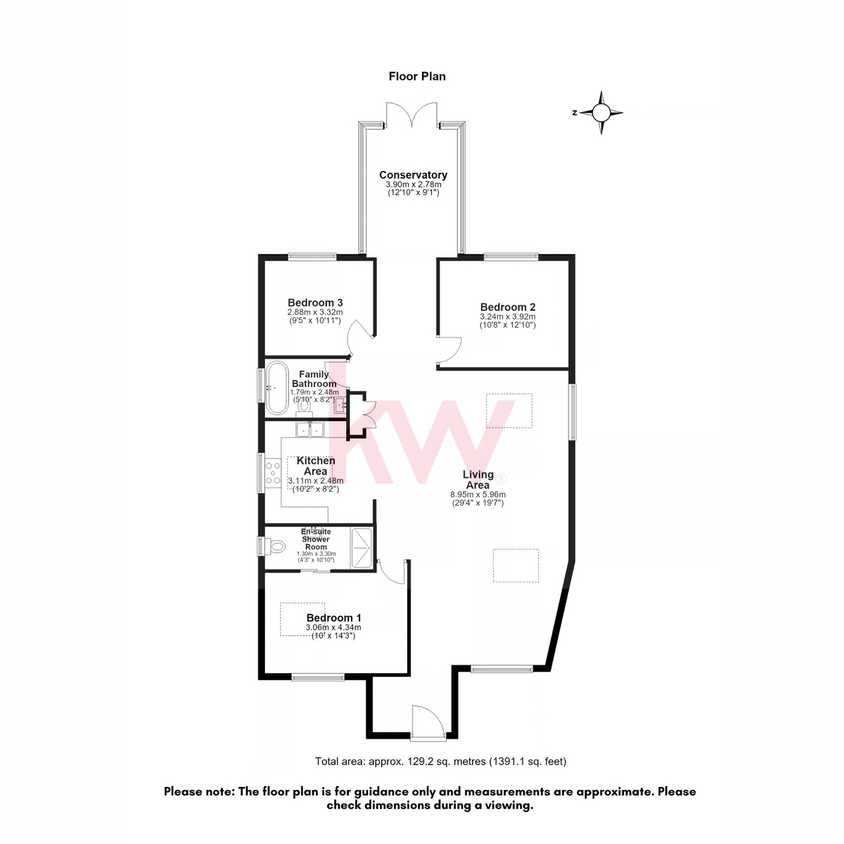 17, Preston Gardens, Luton floorplan