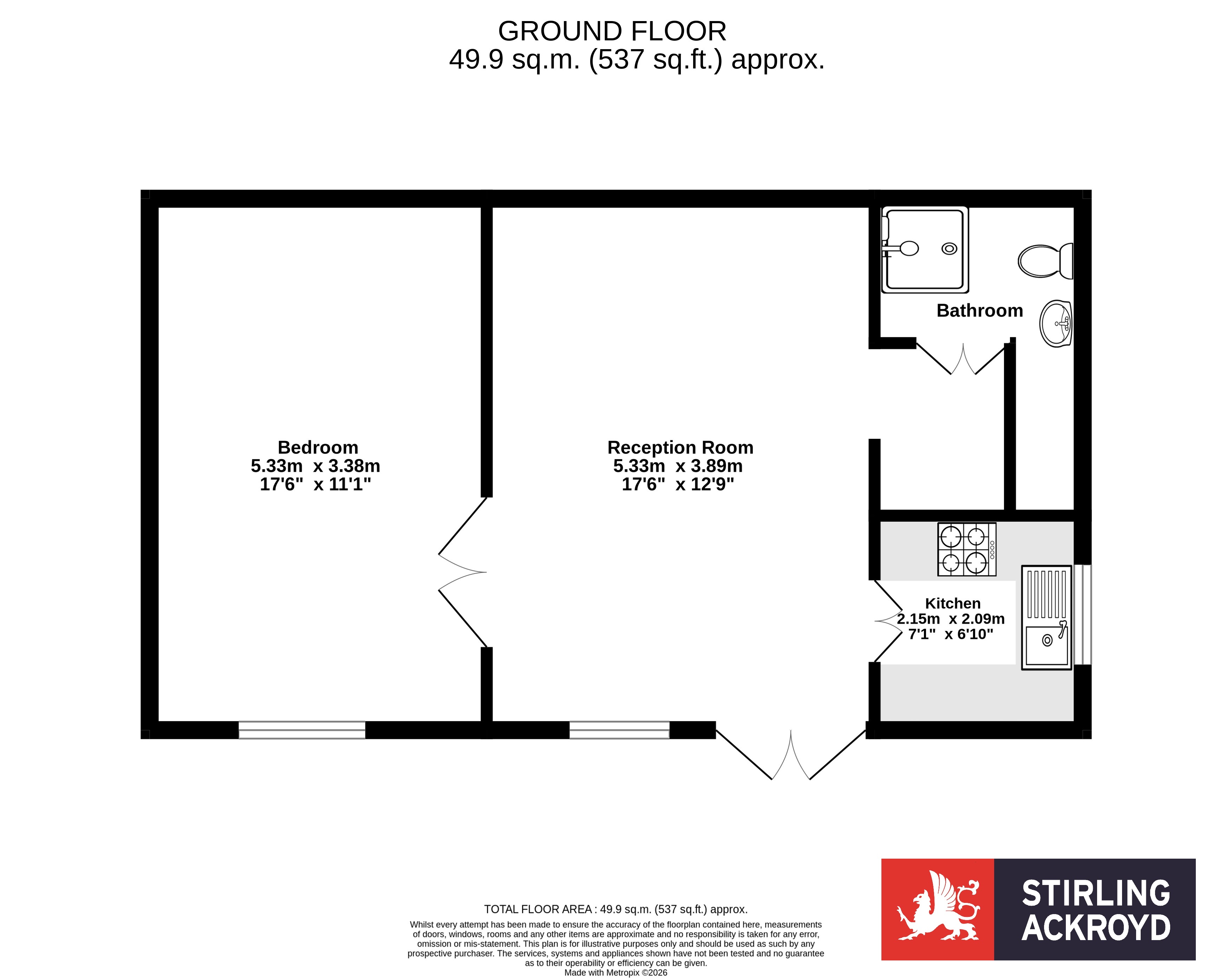 Rear Annexe Casa Mia,, Bridge Road, Surrey floorplan