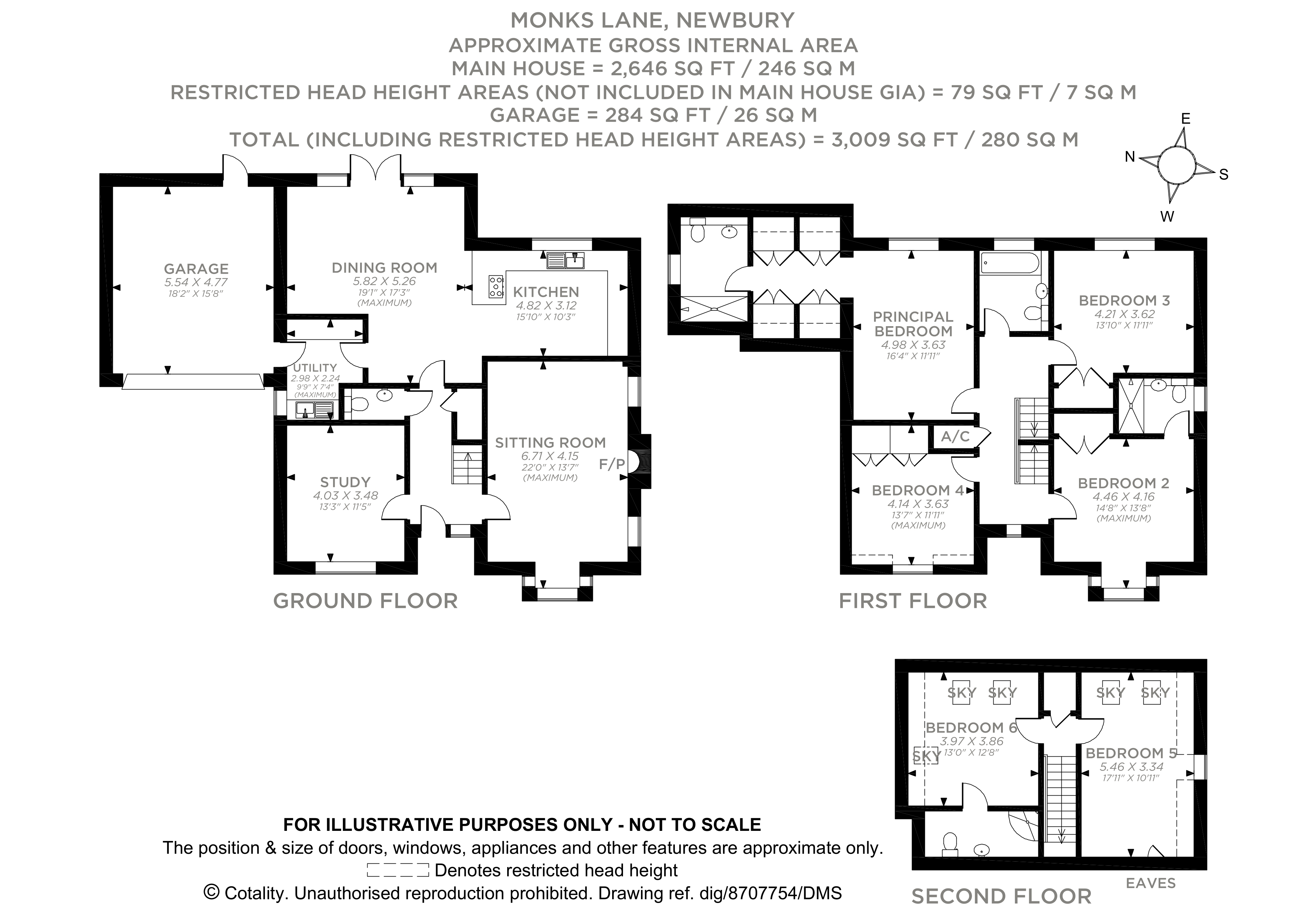 Oaklands, 52, Monks Lane, Berkshire floorplan