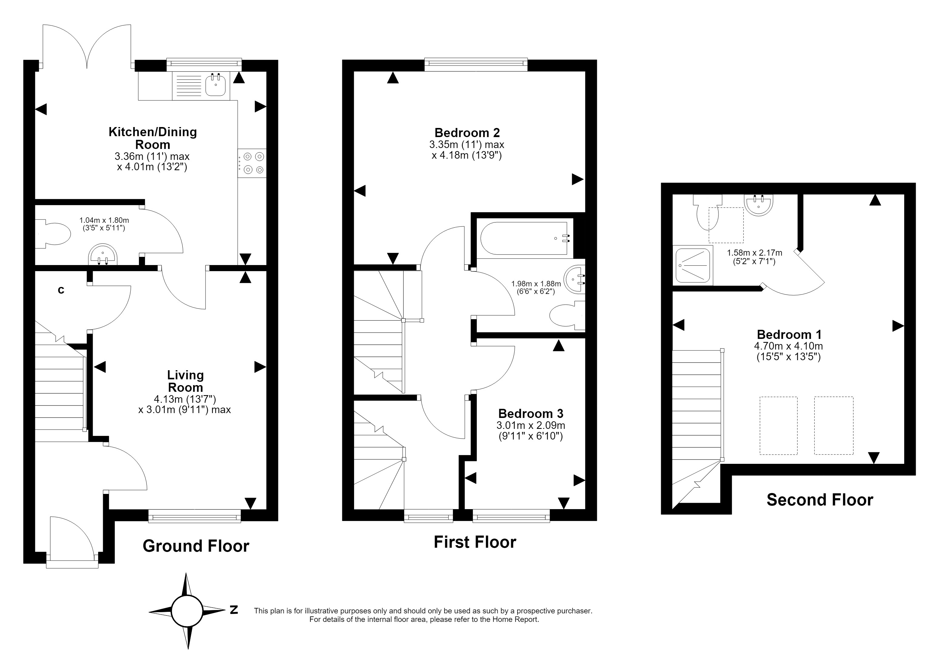 15, Craighall Drive, Musselburgh floorplan