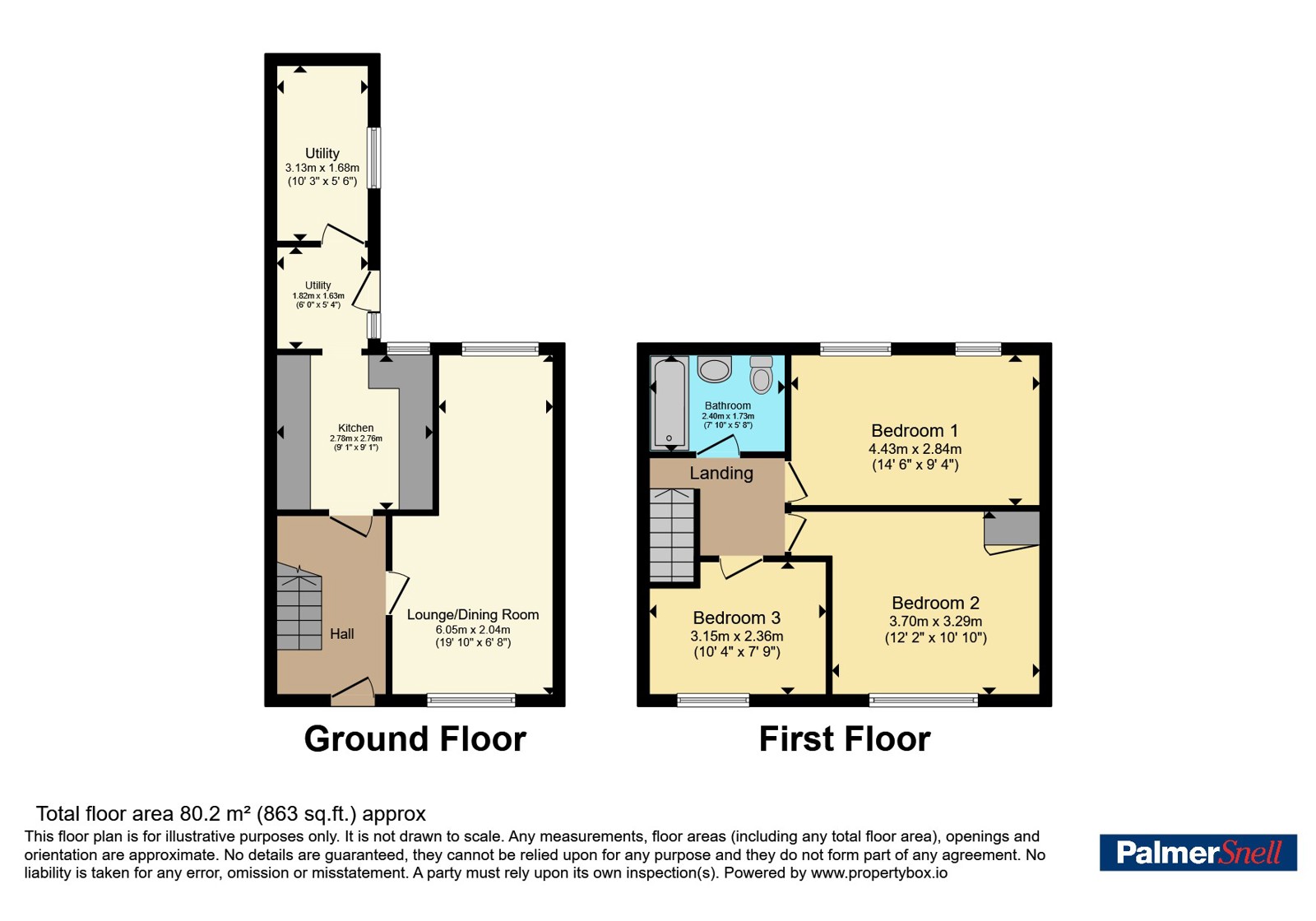 132, Stiby Road, Somerset floorplan