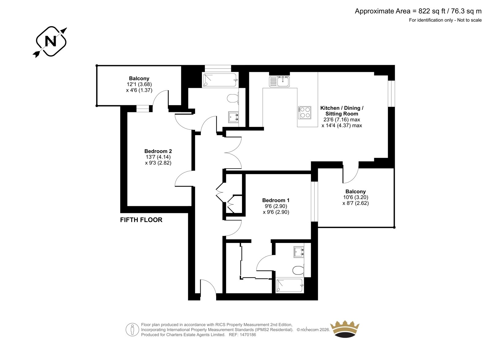 Apartment 502, Alexandra Wharf, 1, Maritime Walk, Southampton floorplan