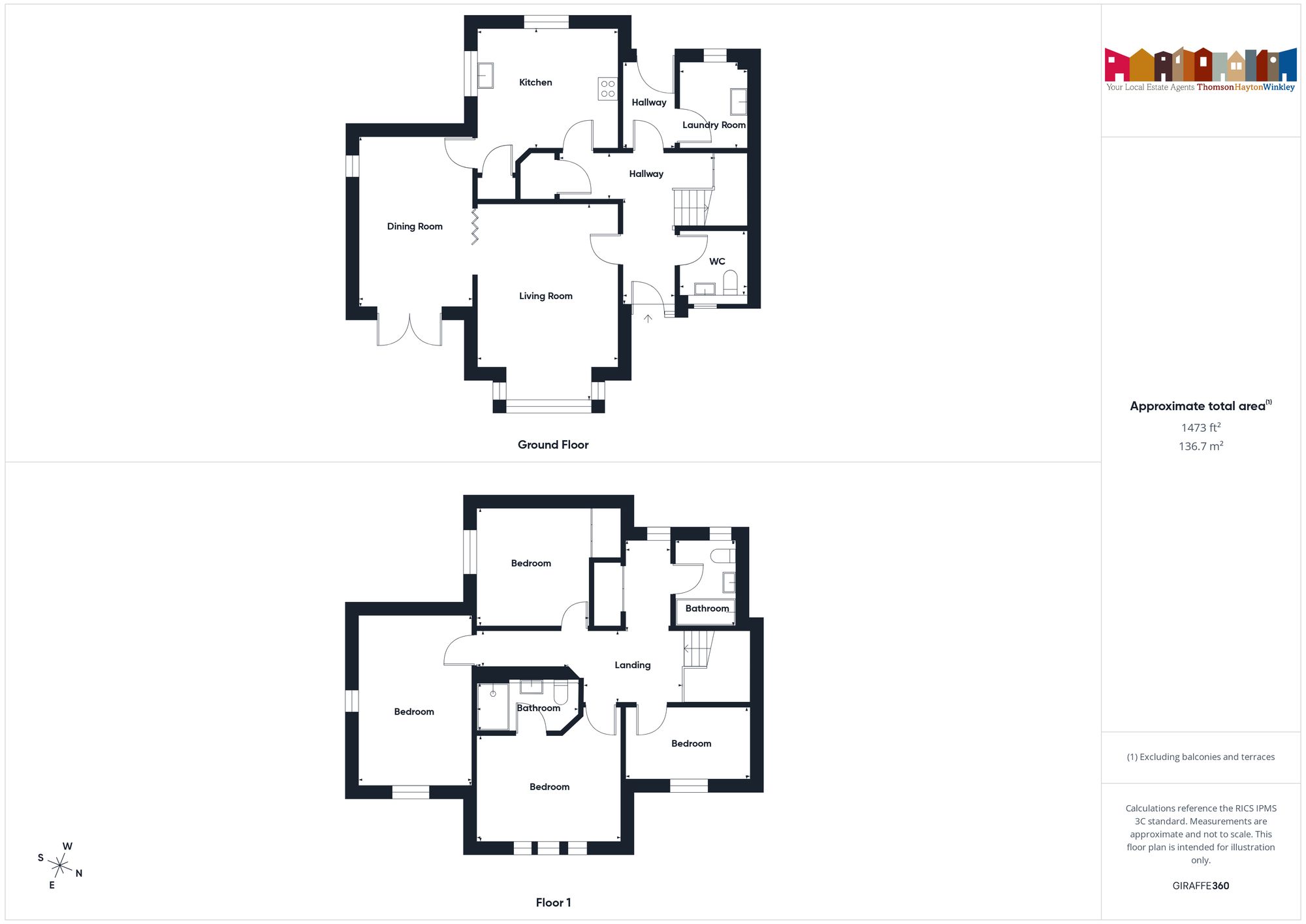 1 Castle Bailey Beast Banks, Kendal floorplan