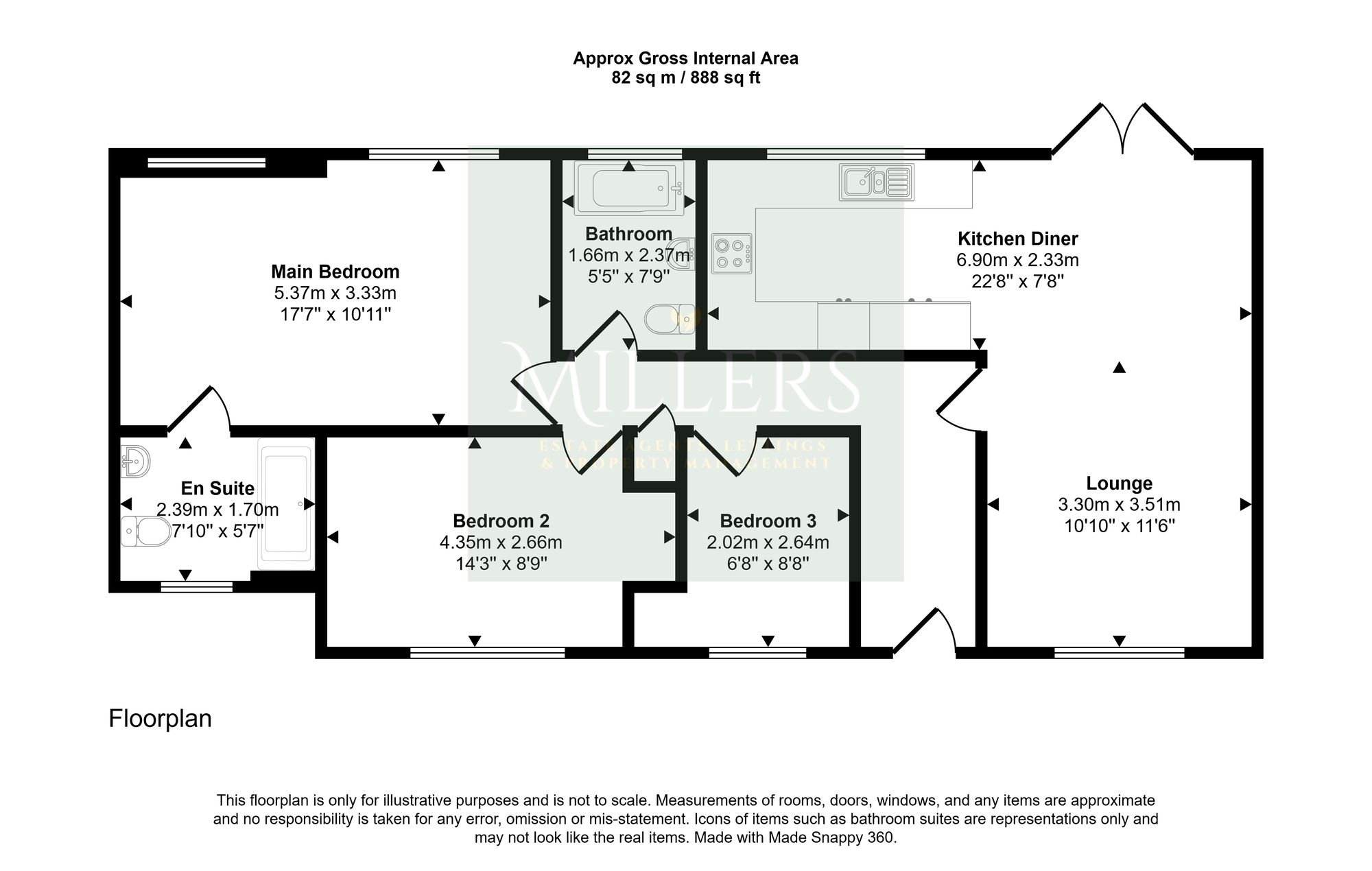 2 Ridgeway, Cromer floorplan