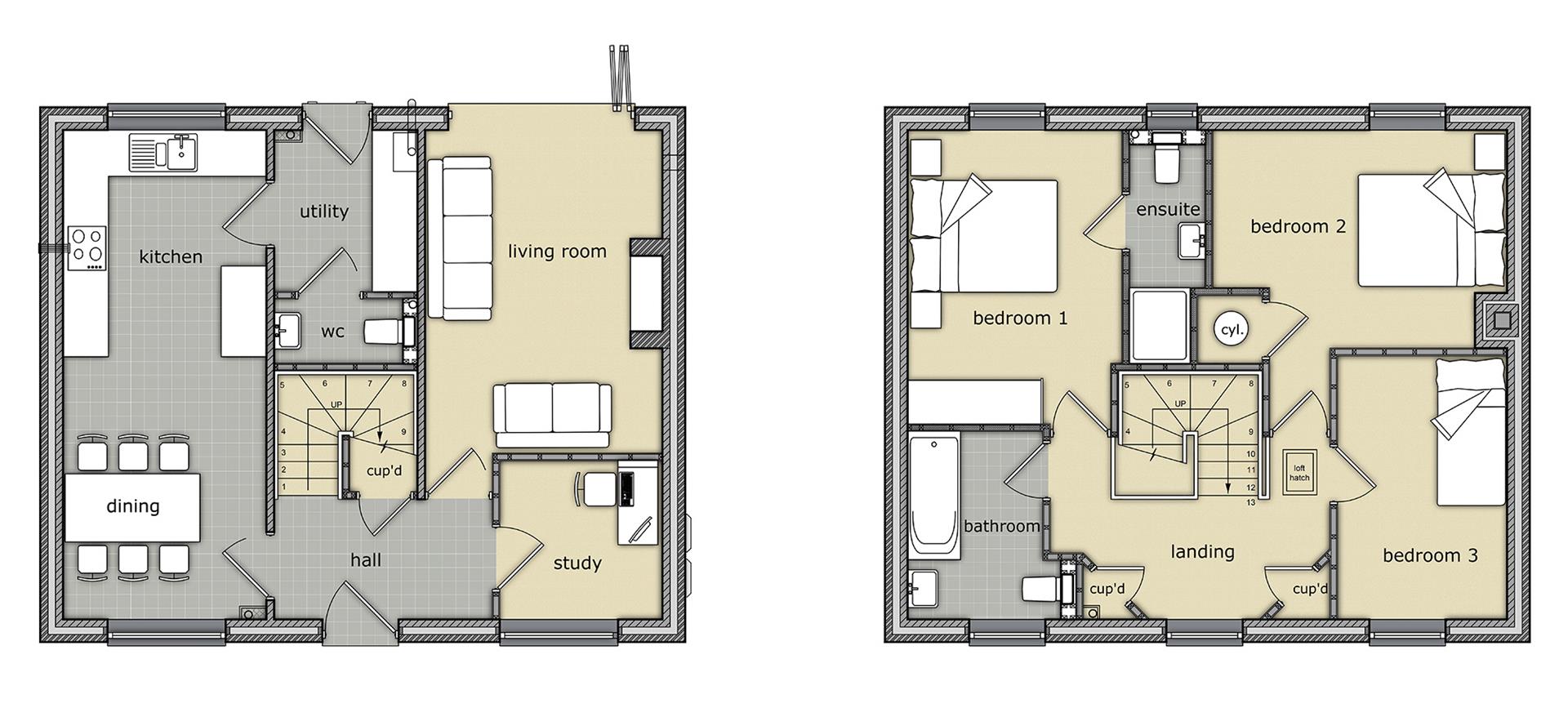 3 Bedrooms  for sale in Norton Hill Gardens, Austrey, Atherstone CV9