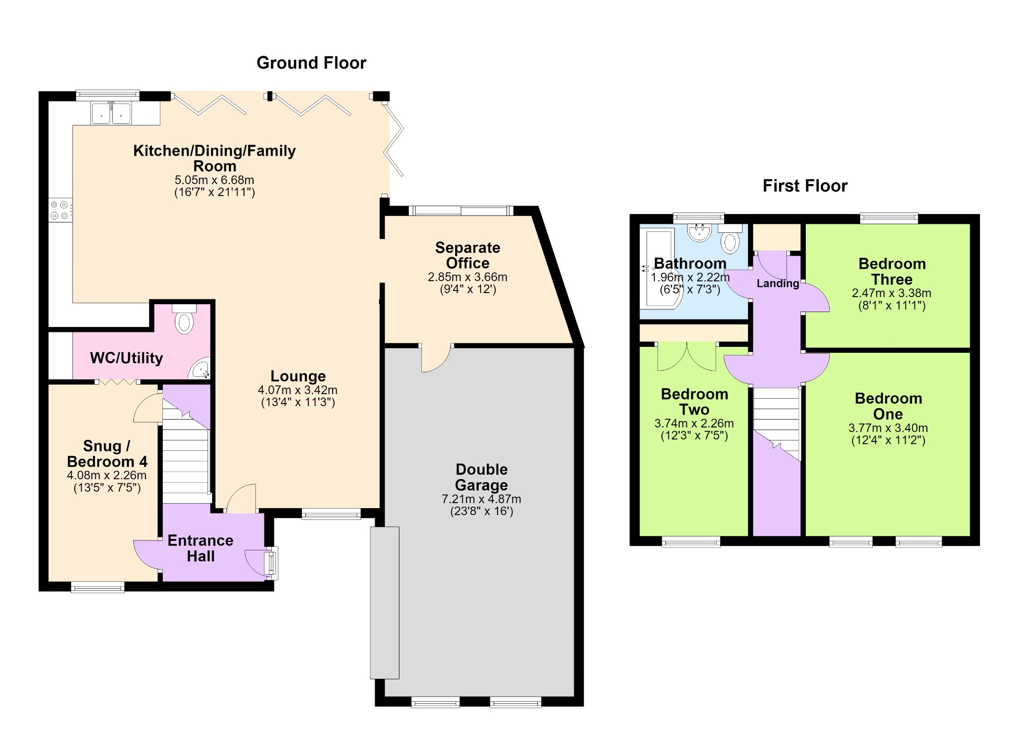 24 School Close, Braunston, Northamptonshire floorplan