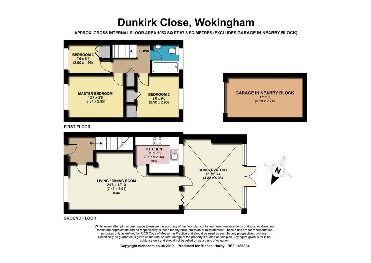 3 Bedrooms End terrace house for sale in Dunkirk Close, Wokingham, Berkshire RG41