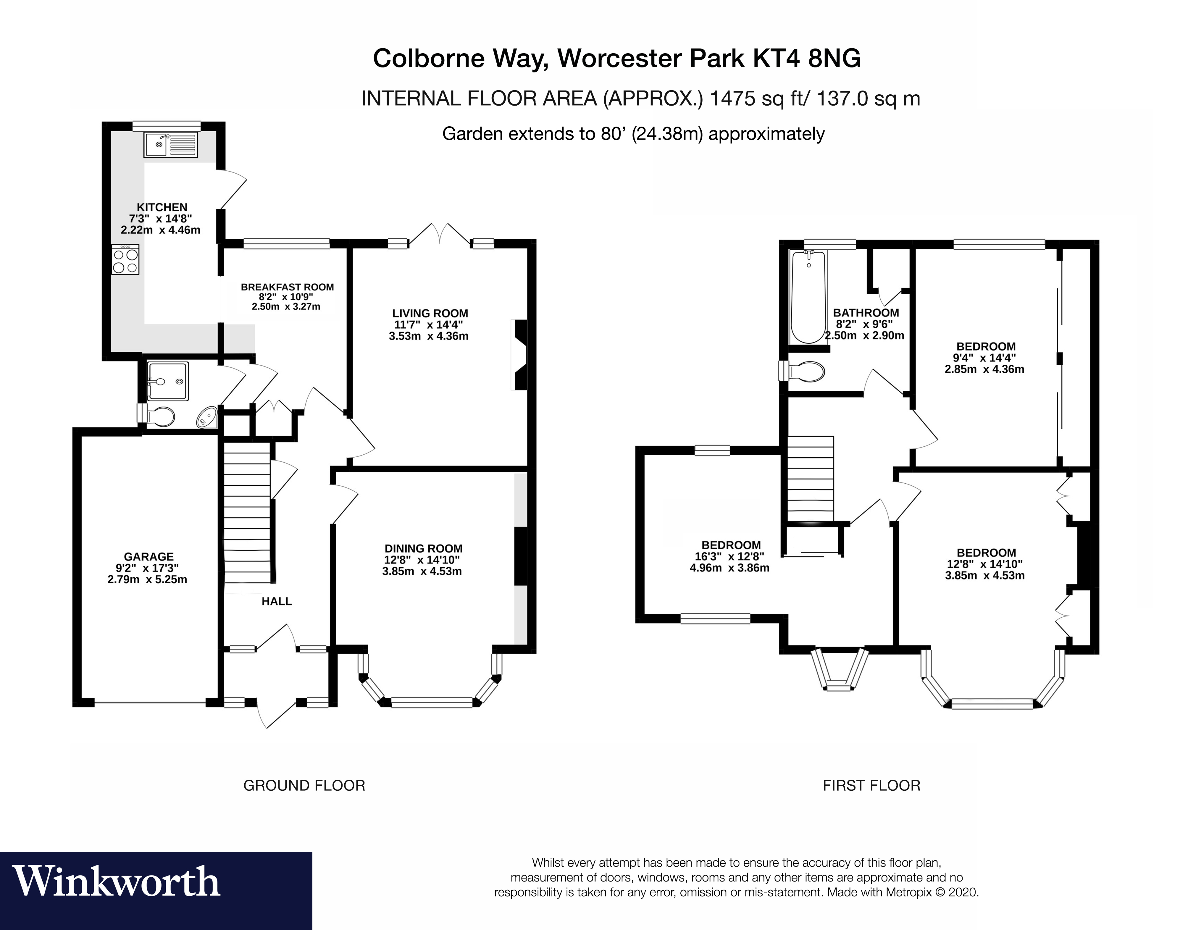 3 bed semidetached house for sale in Colborne Way, Worcester Park