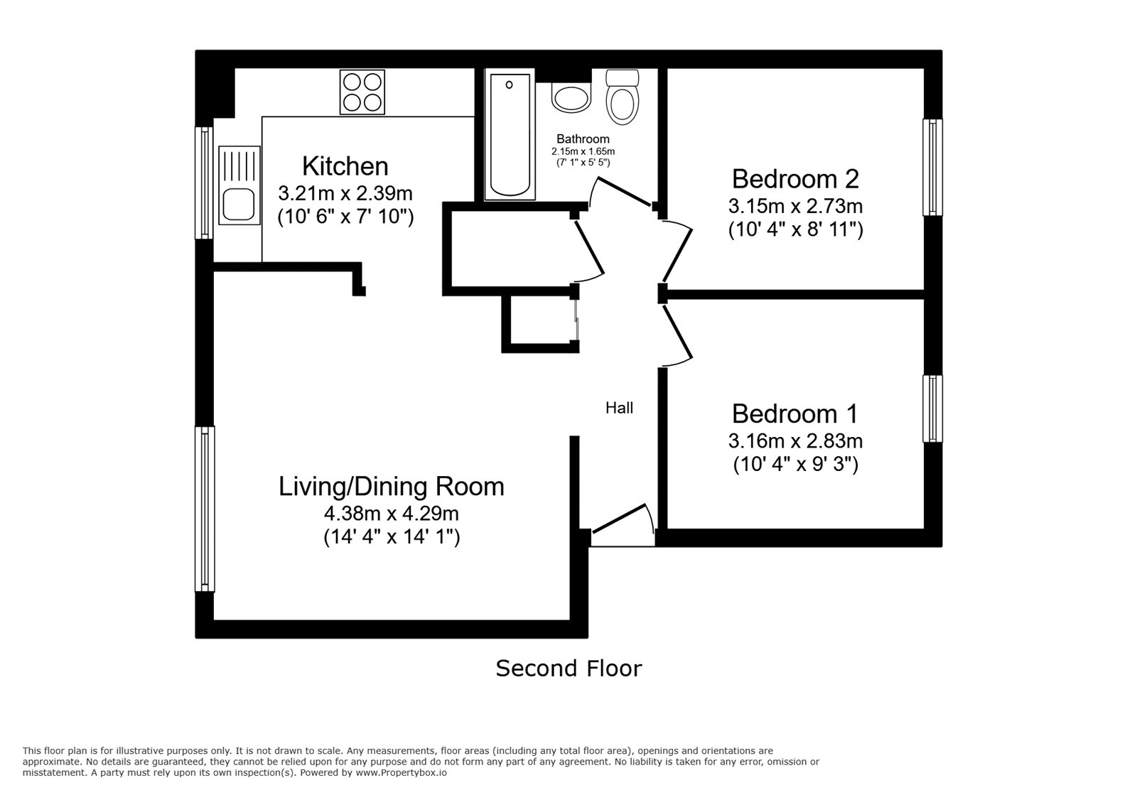 57, Lovegrove Drive, Slough floorplan