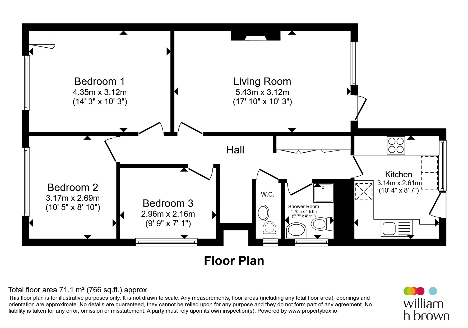 18, Maple Road, Stowmarket floorplan
