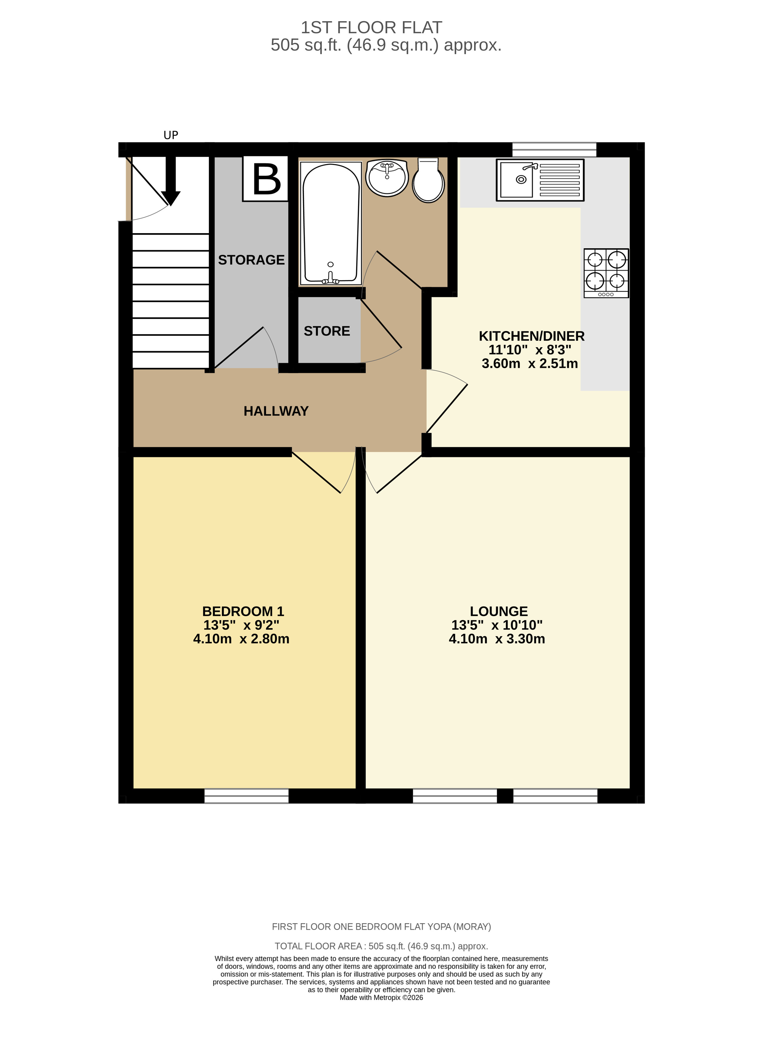 2, Fulton Road, Forres floorplan