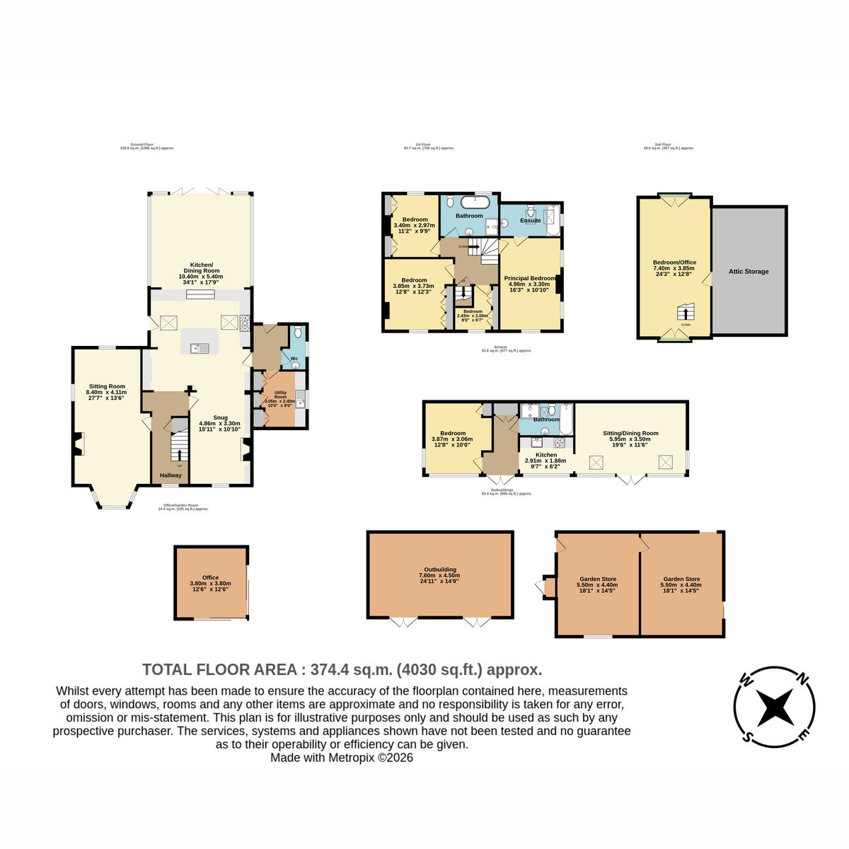 Seawardstone, Blackawton, Totnes floorplan