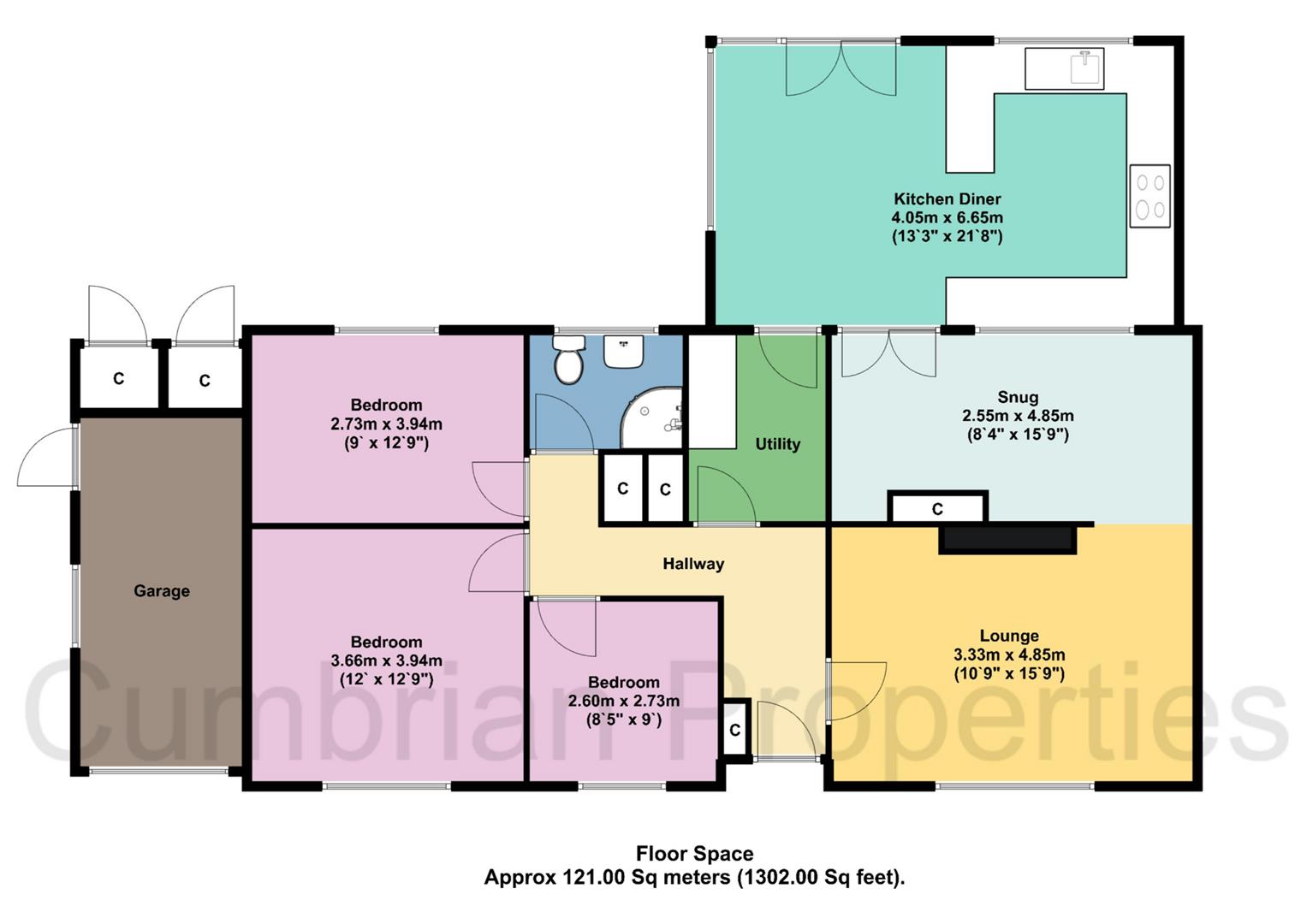 Crane Cottage, Motherby, Penrith floorplan