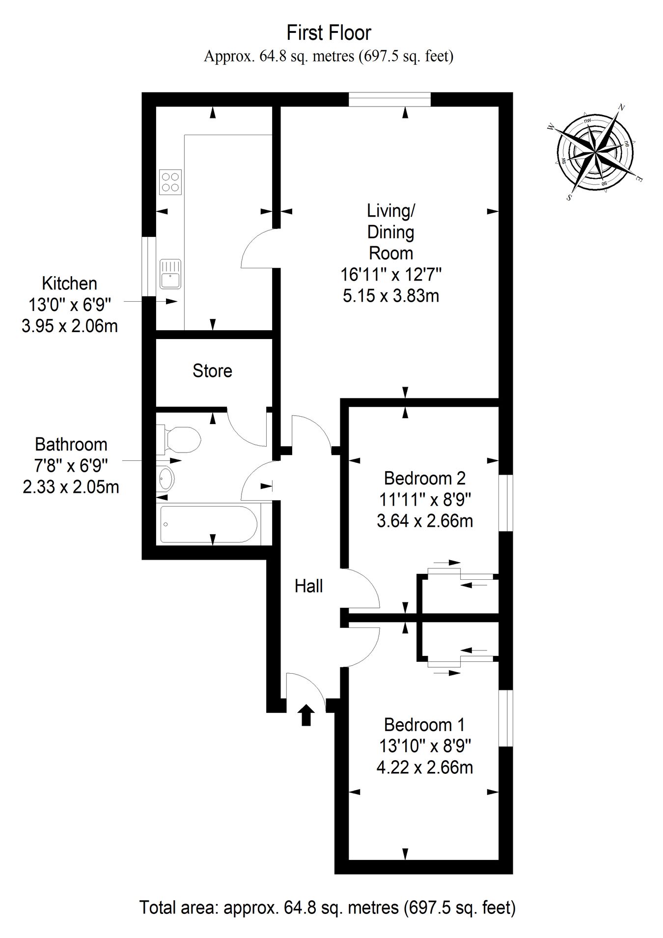 48, Links Road, Leven floorplan