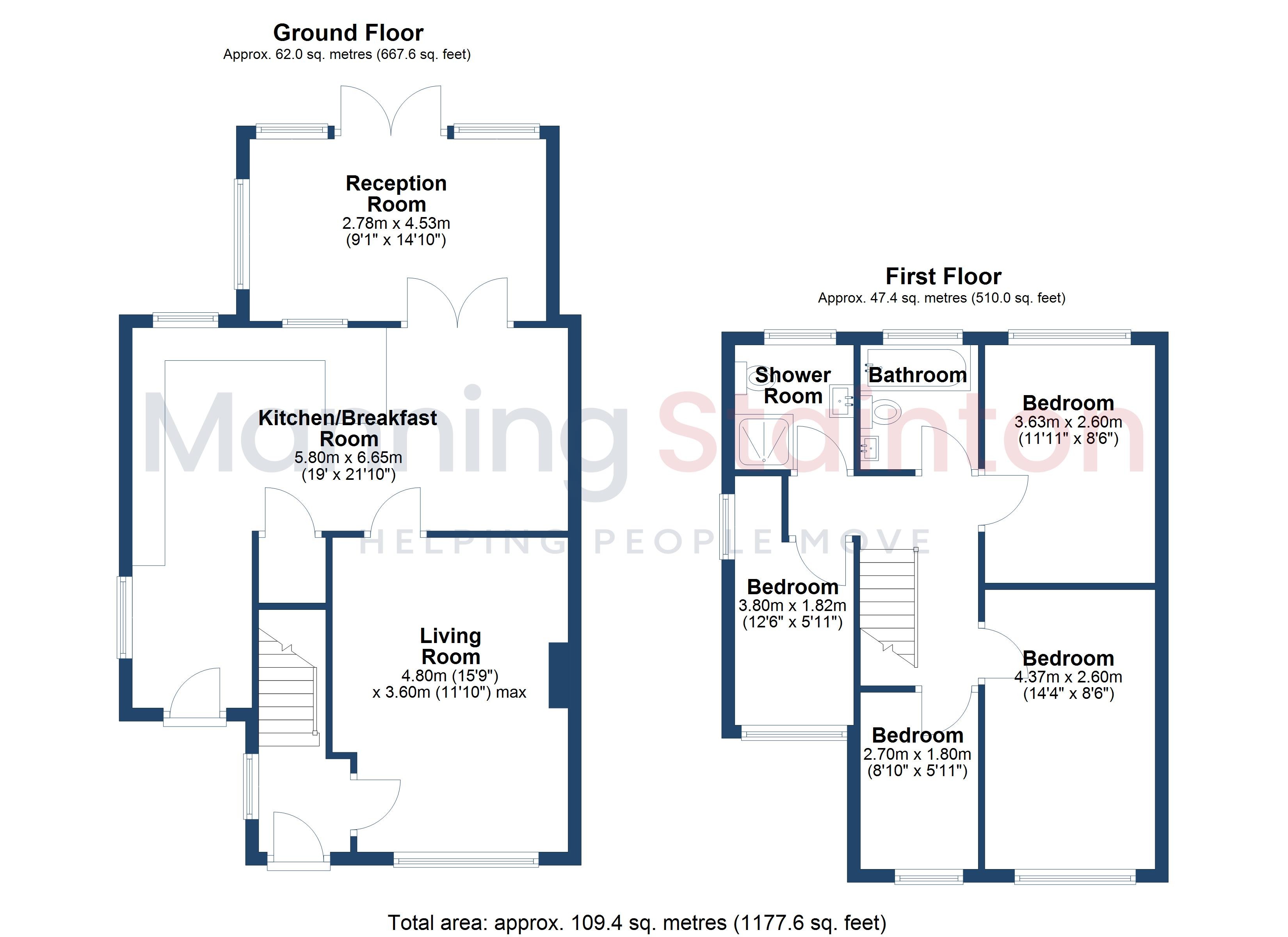 50, Airedale Gardens, West Yorkshire floorplan