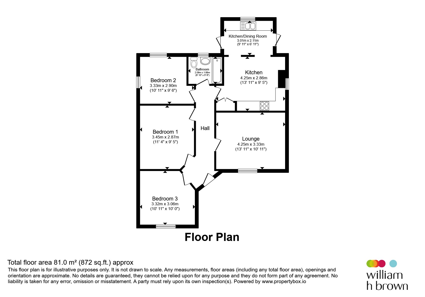 Montina, Hallgate, Spalding floorplan