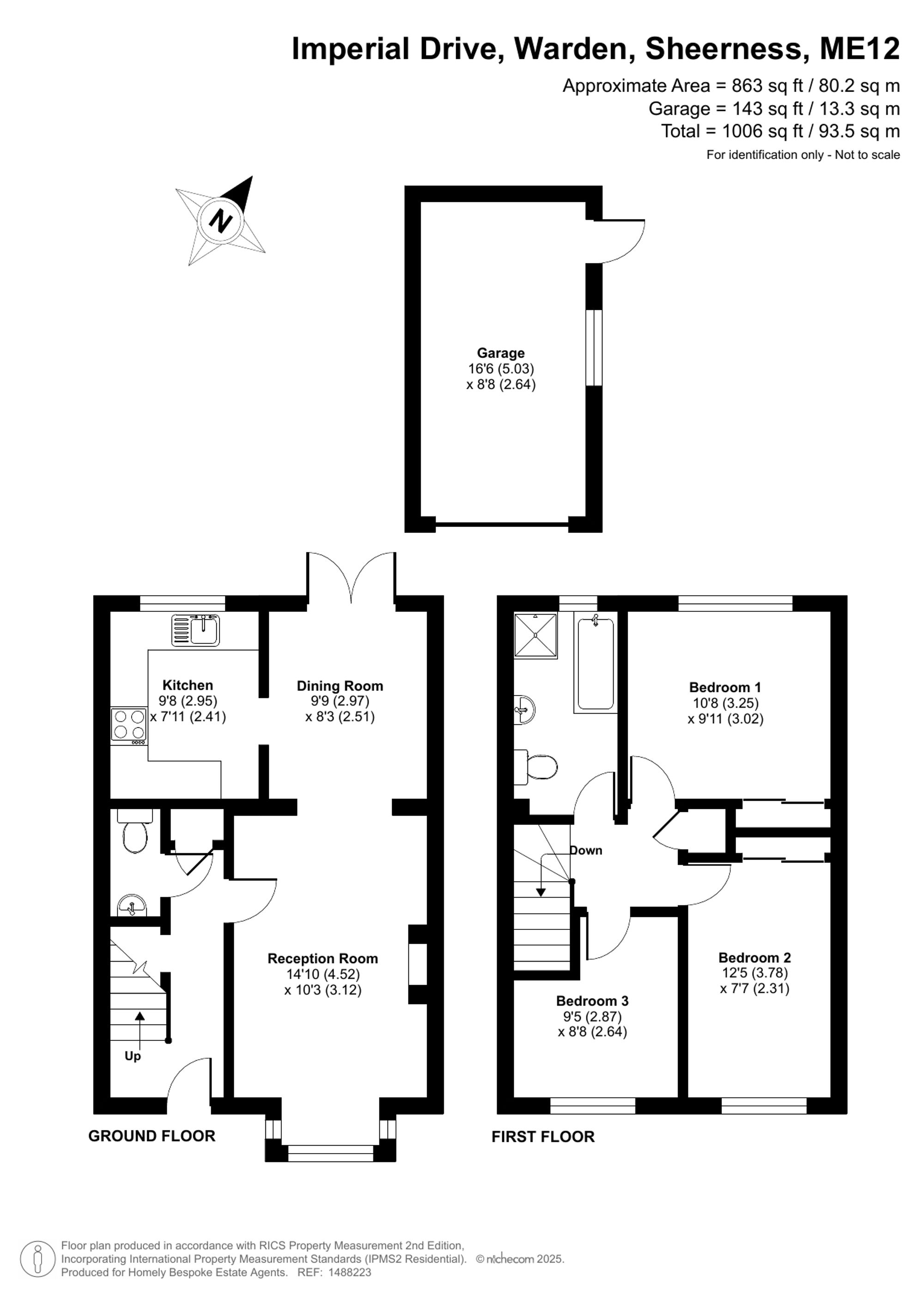 56 Imperial Drive, Sheerness floorplan