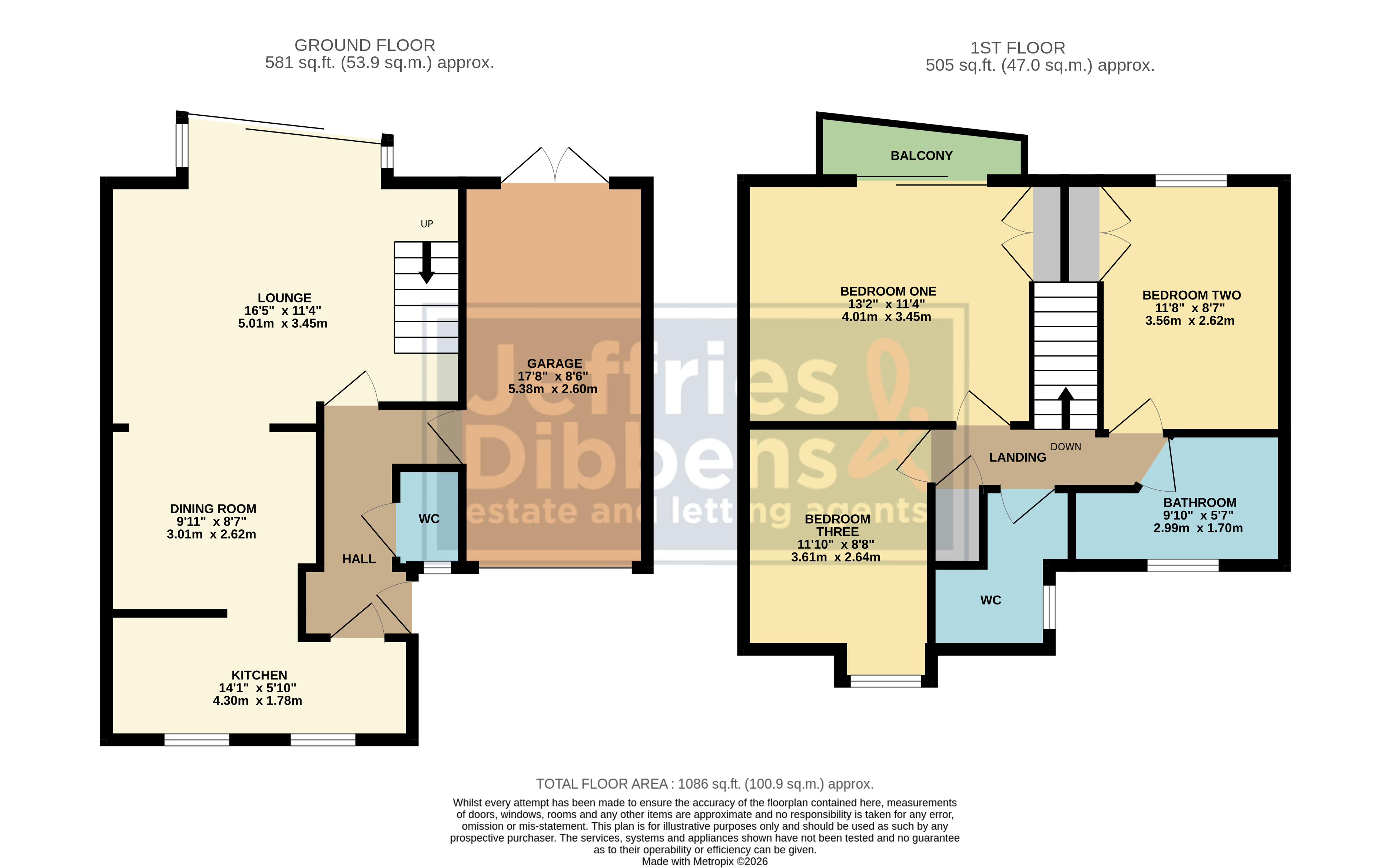 2, Regents Court, Havant floorplan