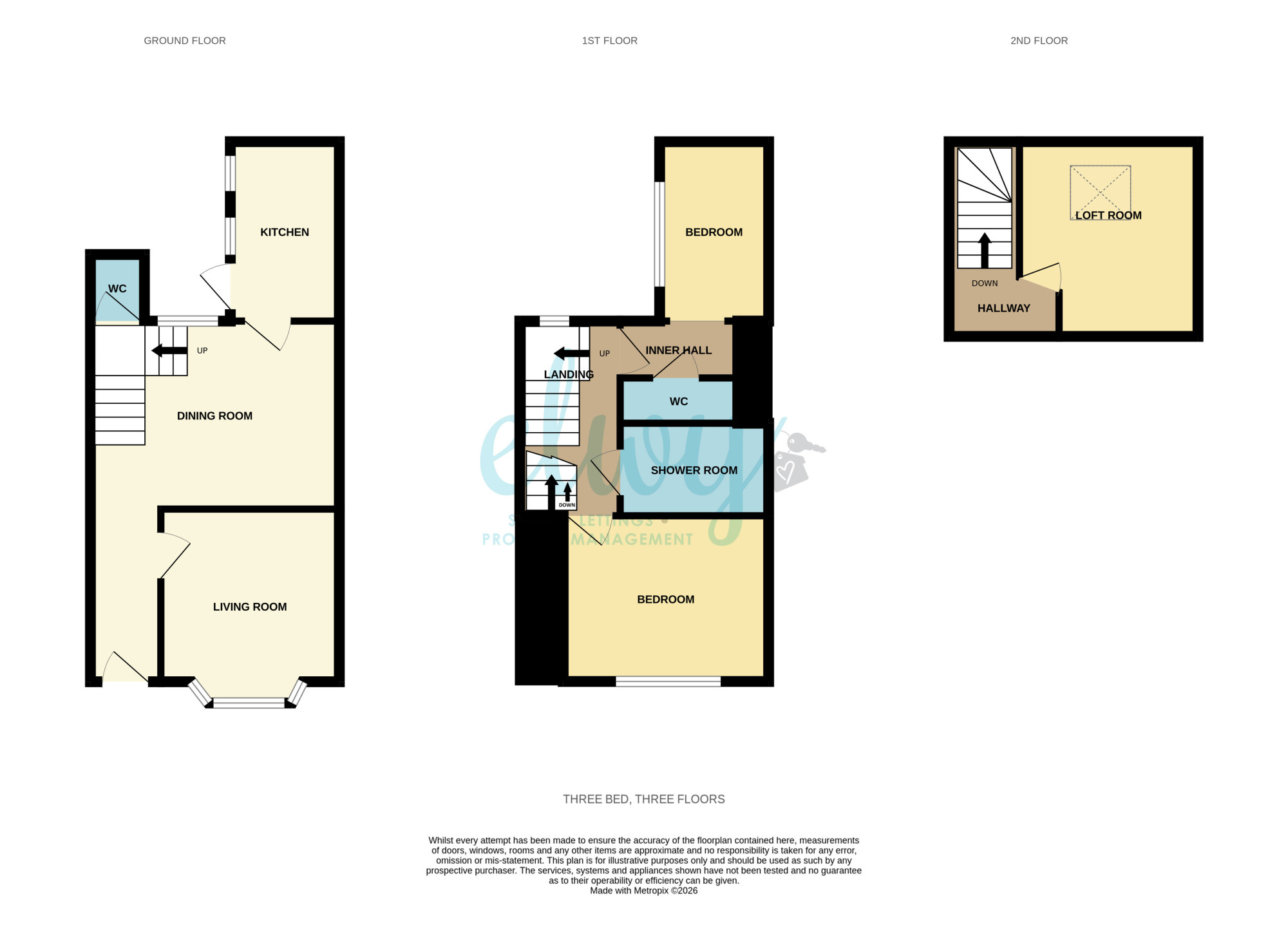 43, Crescent Road, Rhyl floorplan