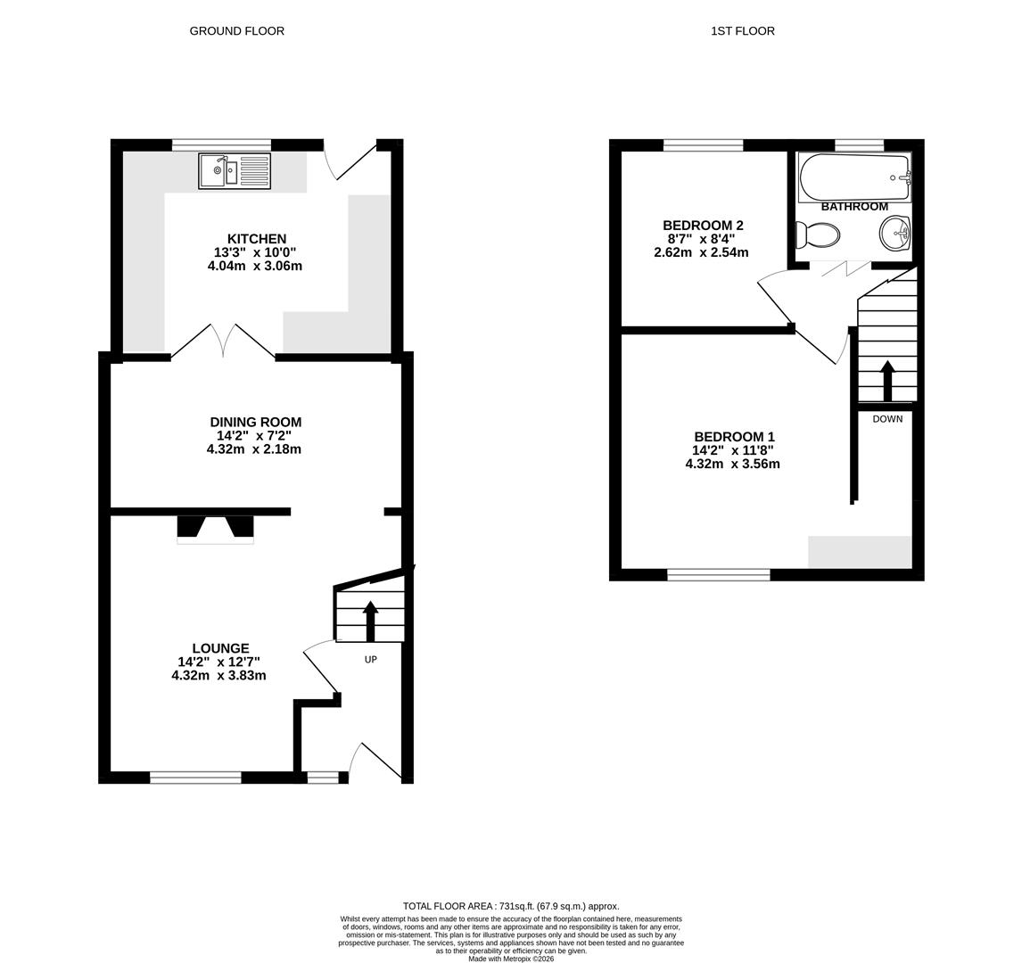 Welwyn Park Avenue, Hull floorplan