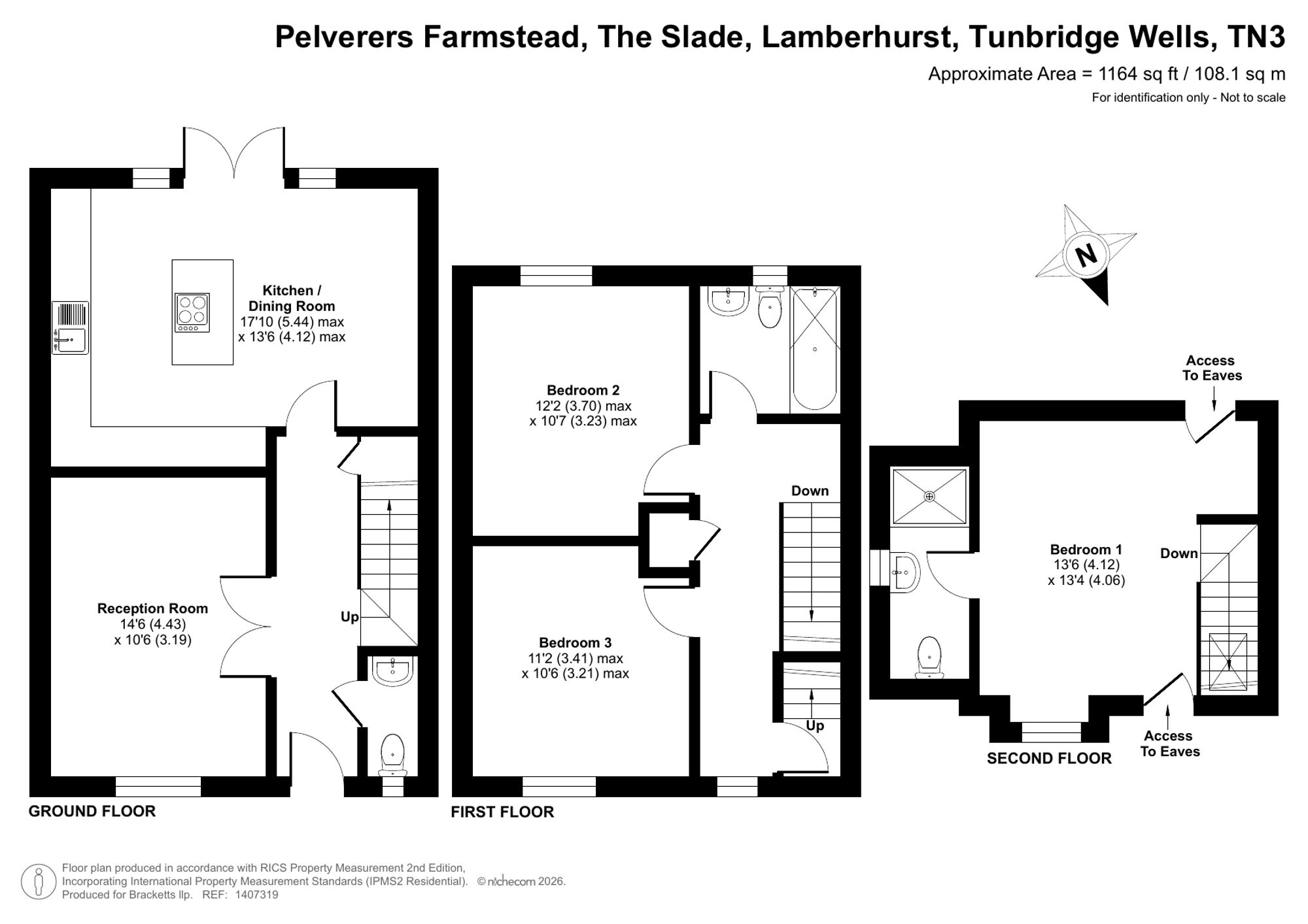 6 Pelverers Farmstead The Slade, Tunbridge Wells floorplan