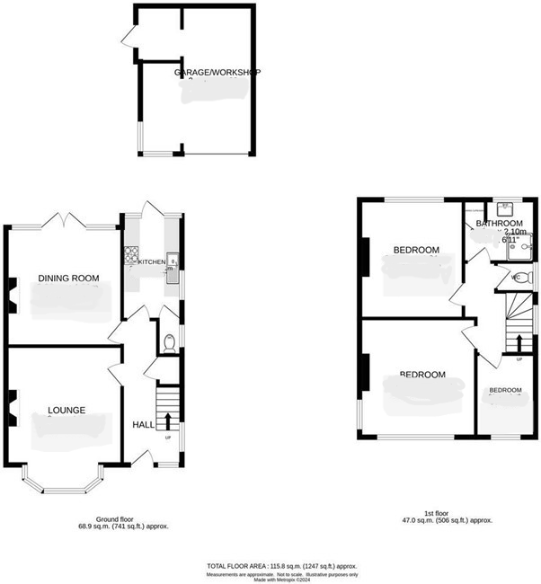 53, Rookwood Avenue, Wallington floorplan