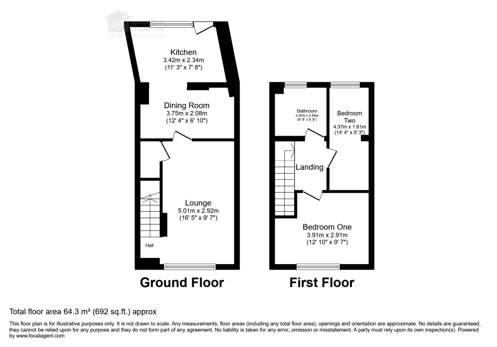 10, Weeland Road, Wakefield floorplan