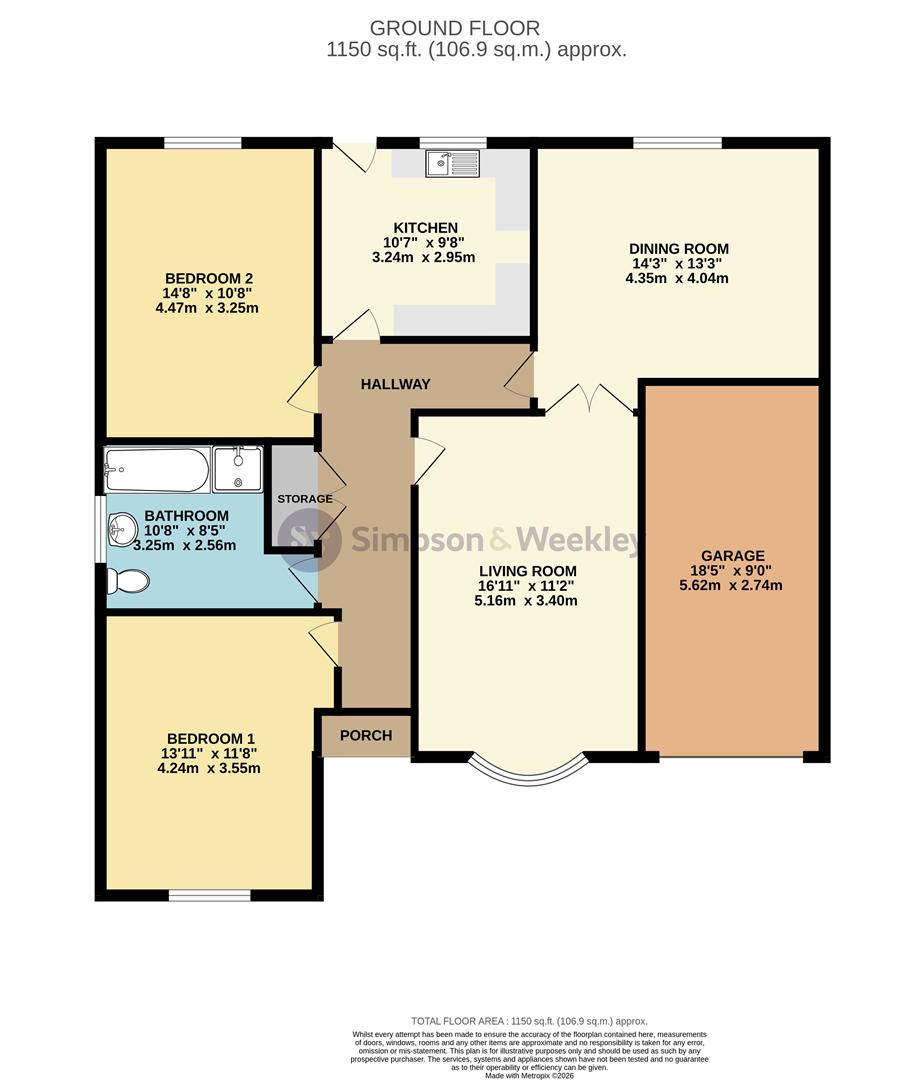 20, Woodland Road, Rushden floorplan