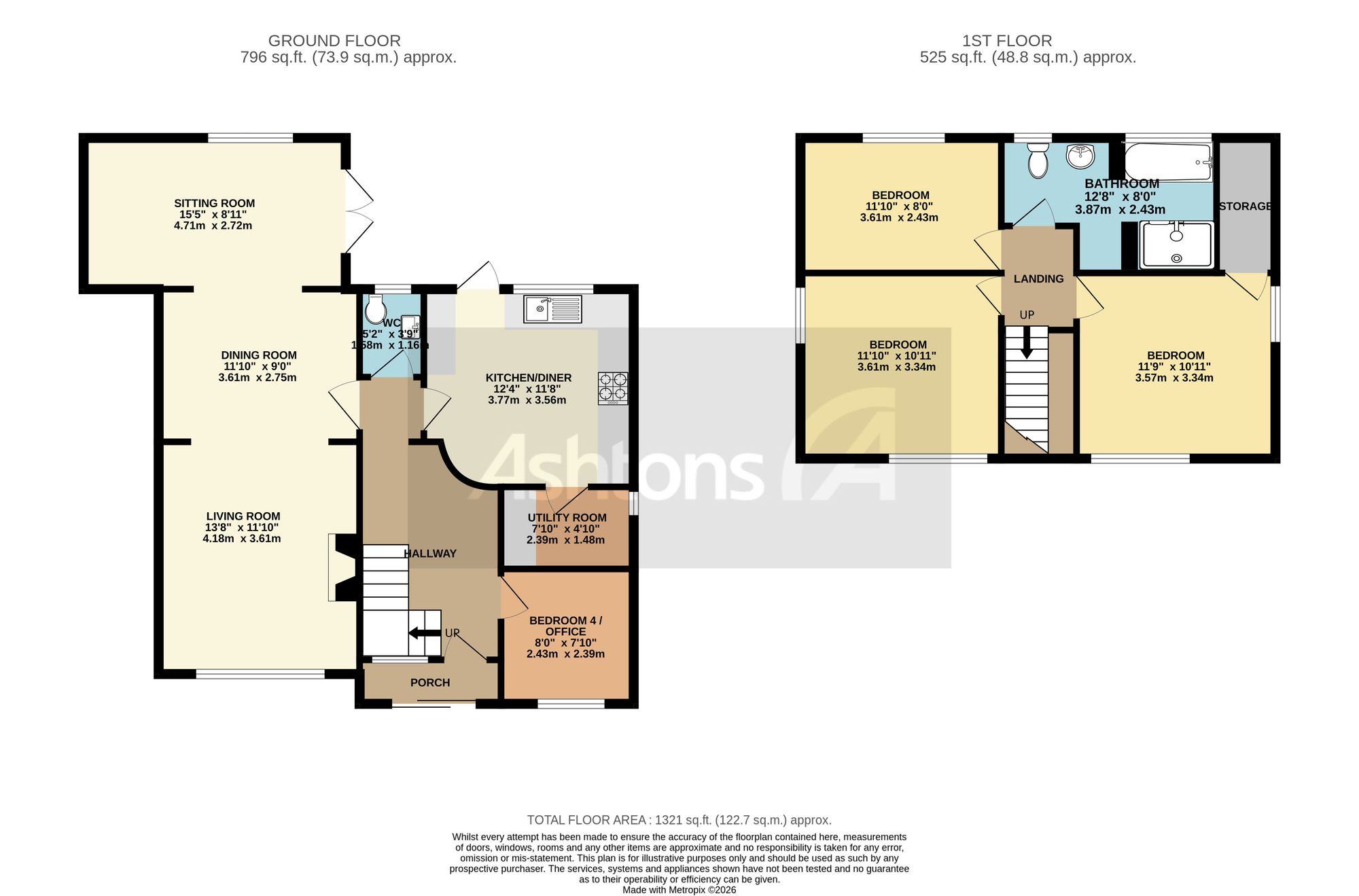 20 Newlands Drive, Warrington floorplan
