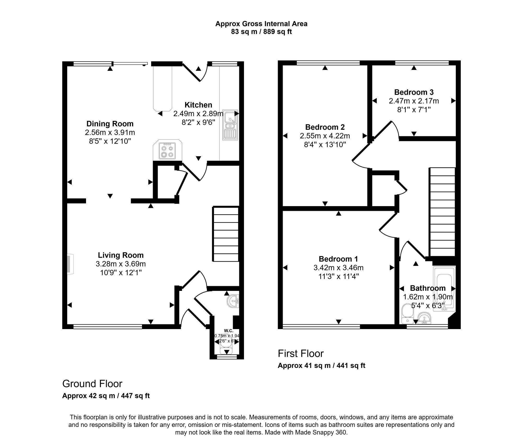 66 Five Acres, Chesham floorplan