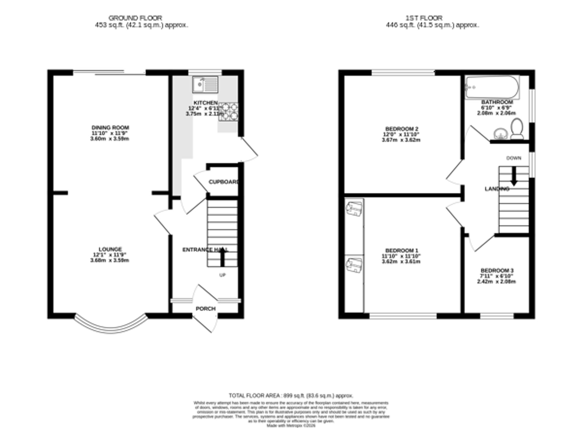 50 Baldwin Road, Leicester floorplan