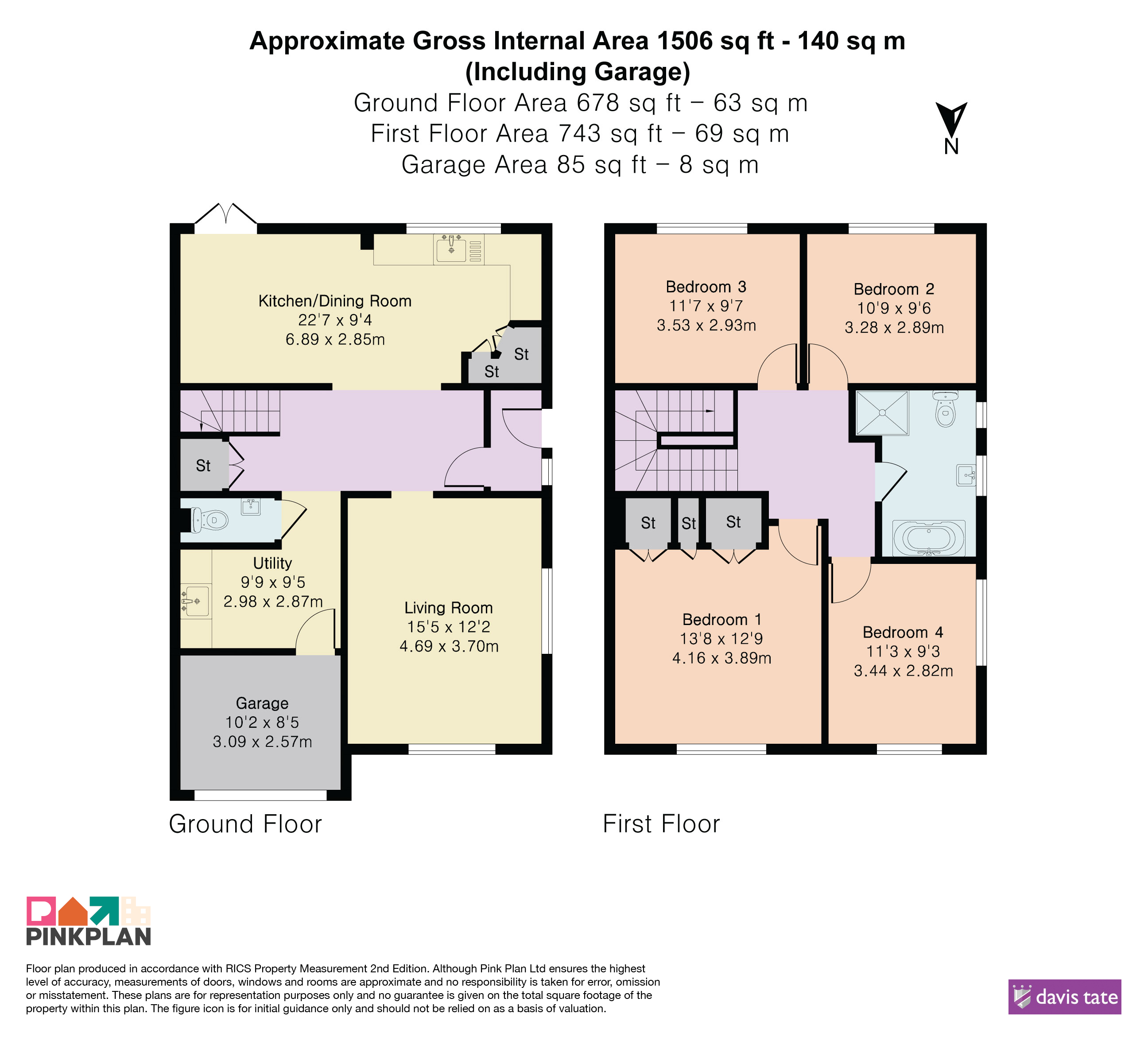 11, Brookside, Wantage floorplan