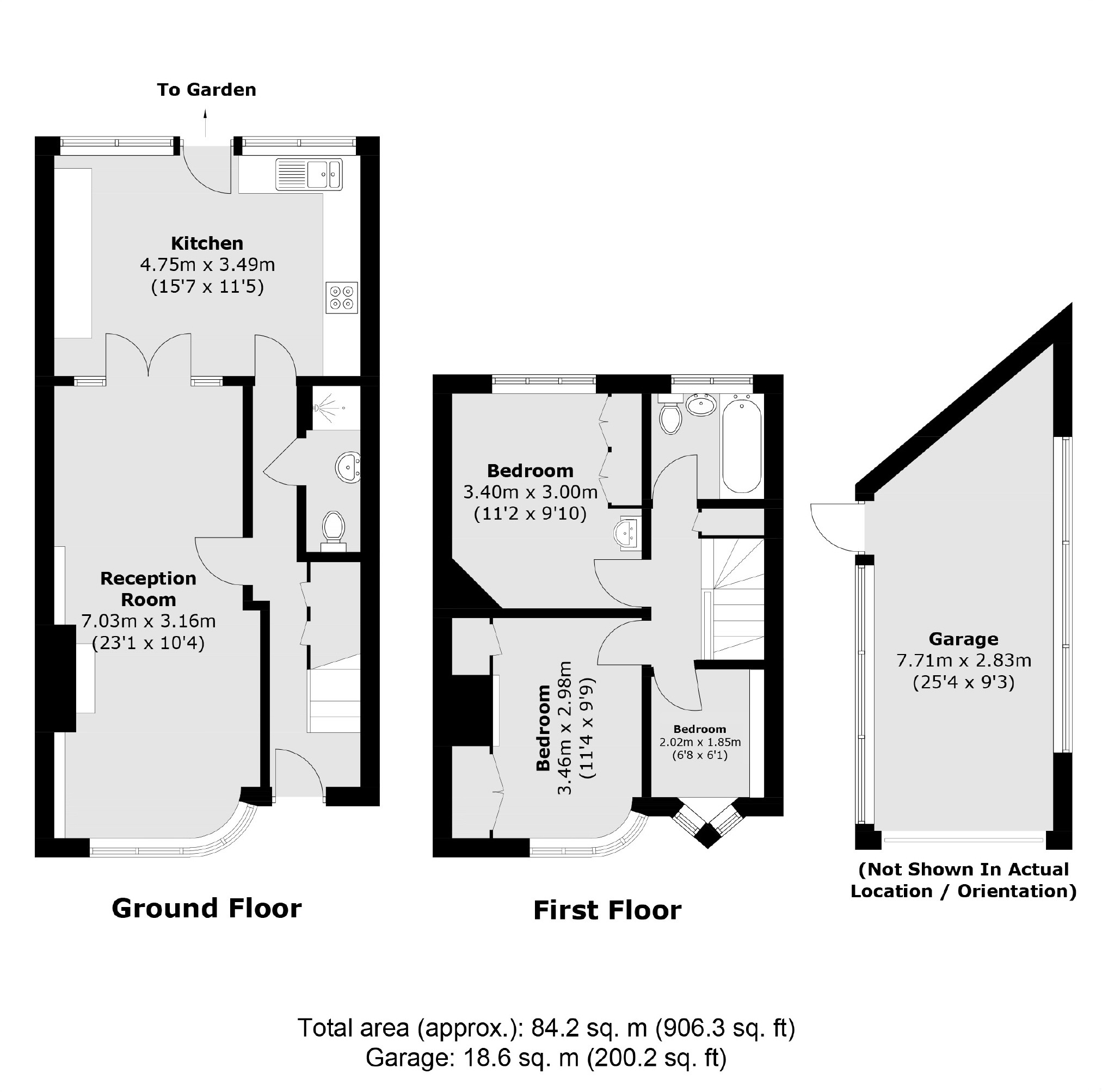 3, Longford Close, Hampton floorplan