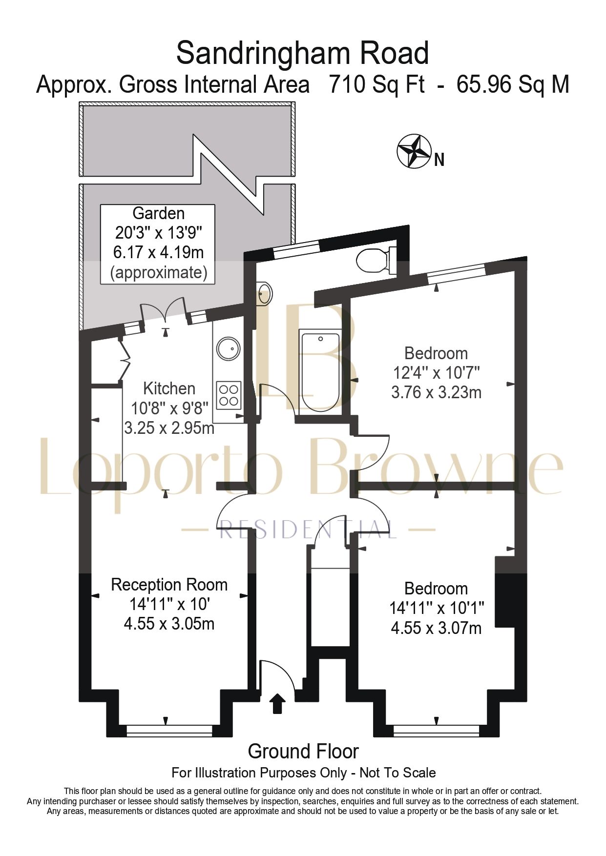 34, Sandringham Road, London floorplan