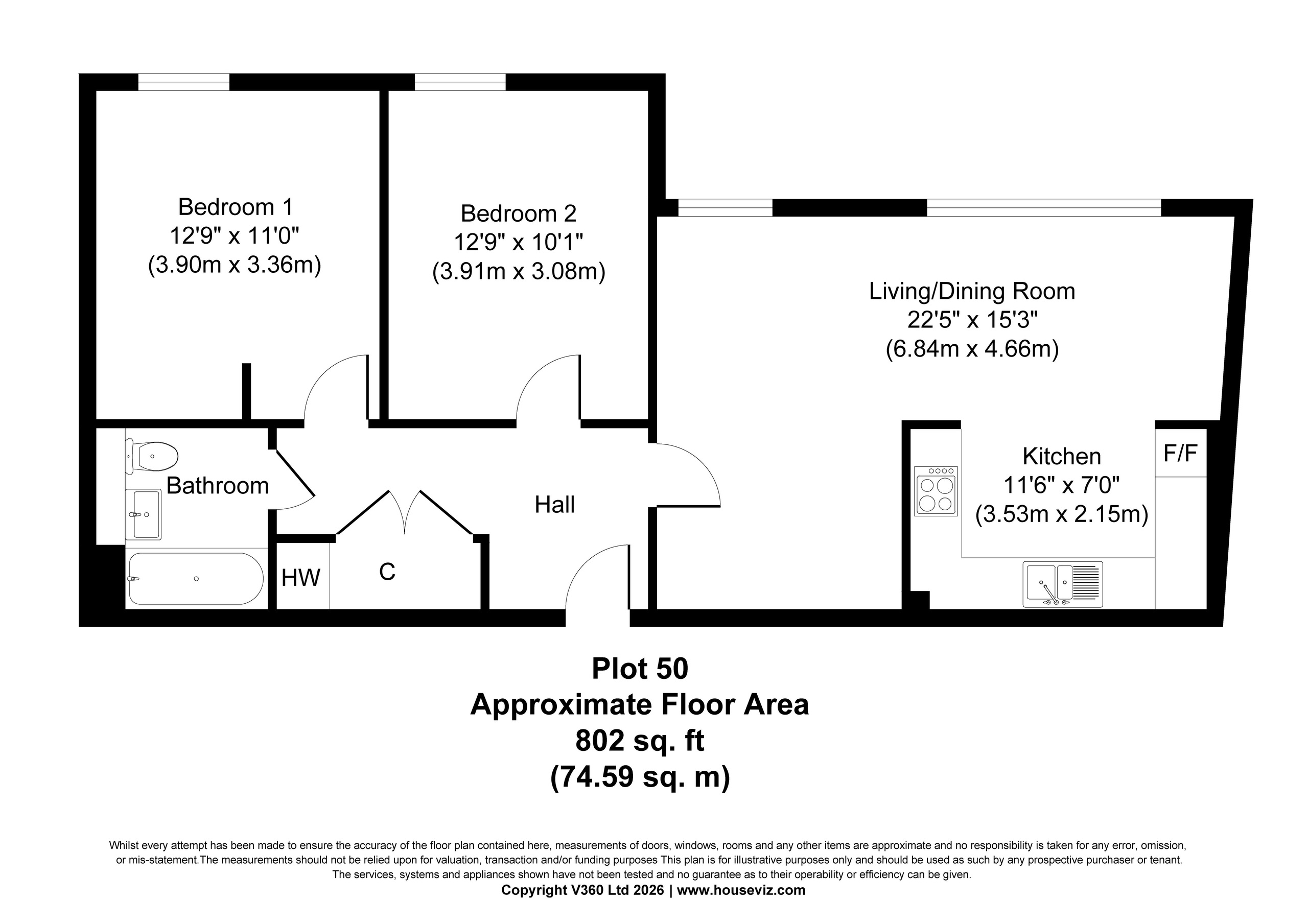 Wrens Cross (SO), 48, Maidstone floorplan