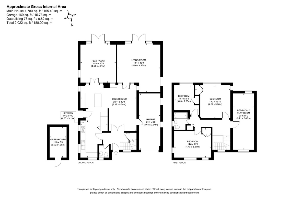 23, Lane End Drive, Woking floorplan