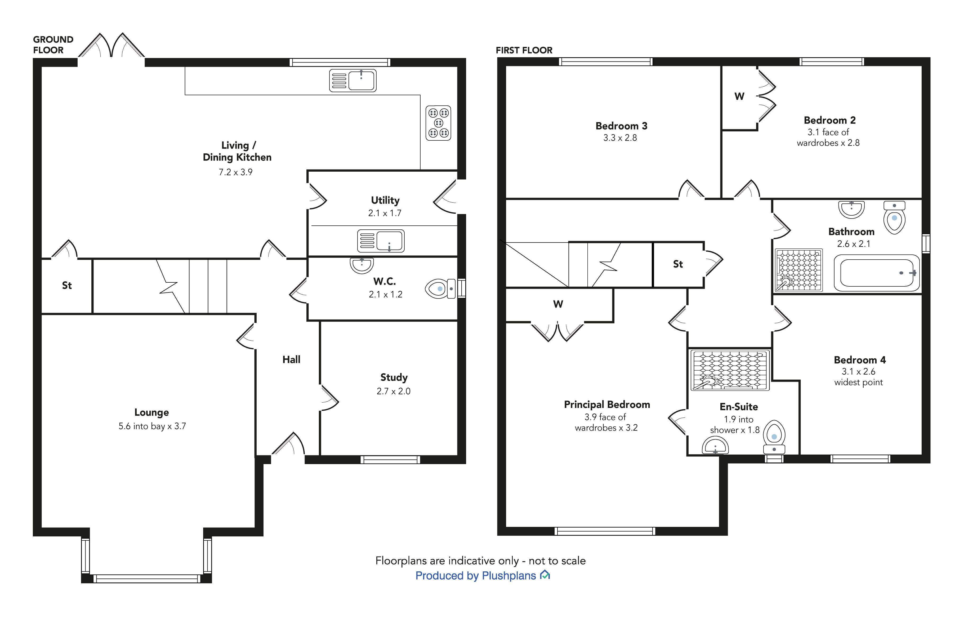 Watts Wynd, Paisley floorplan