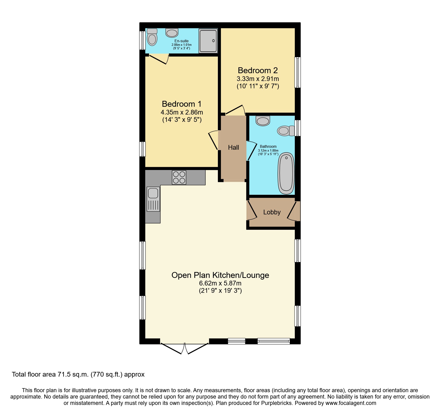 Plot 12 - Bridlington Holiday Park,, Moor Lane, Bridlington floorplan