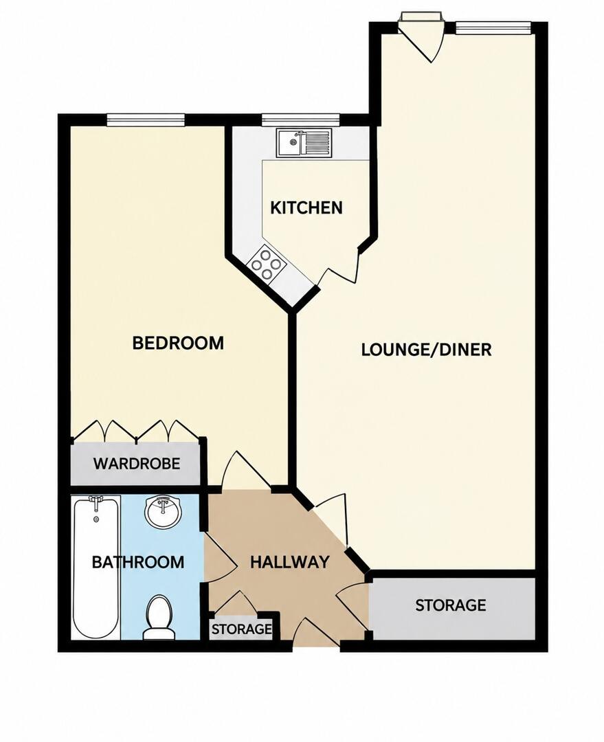 18 Hardys Court, 191, Dorchester Road, Weymouth floorplan