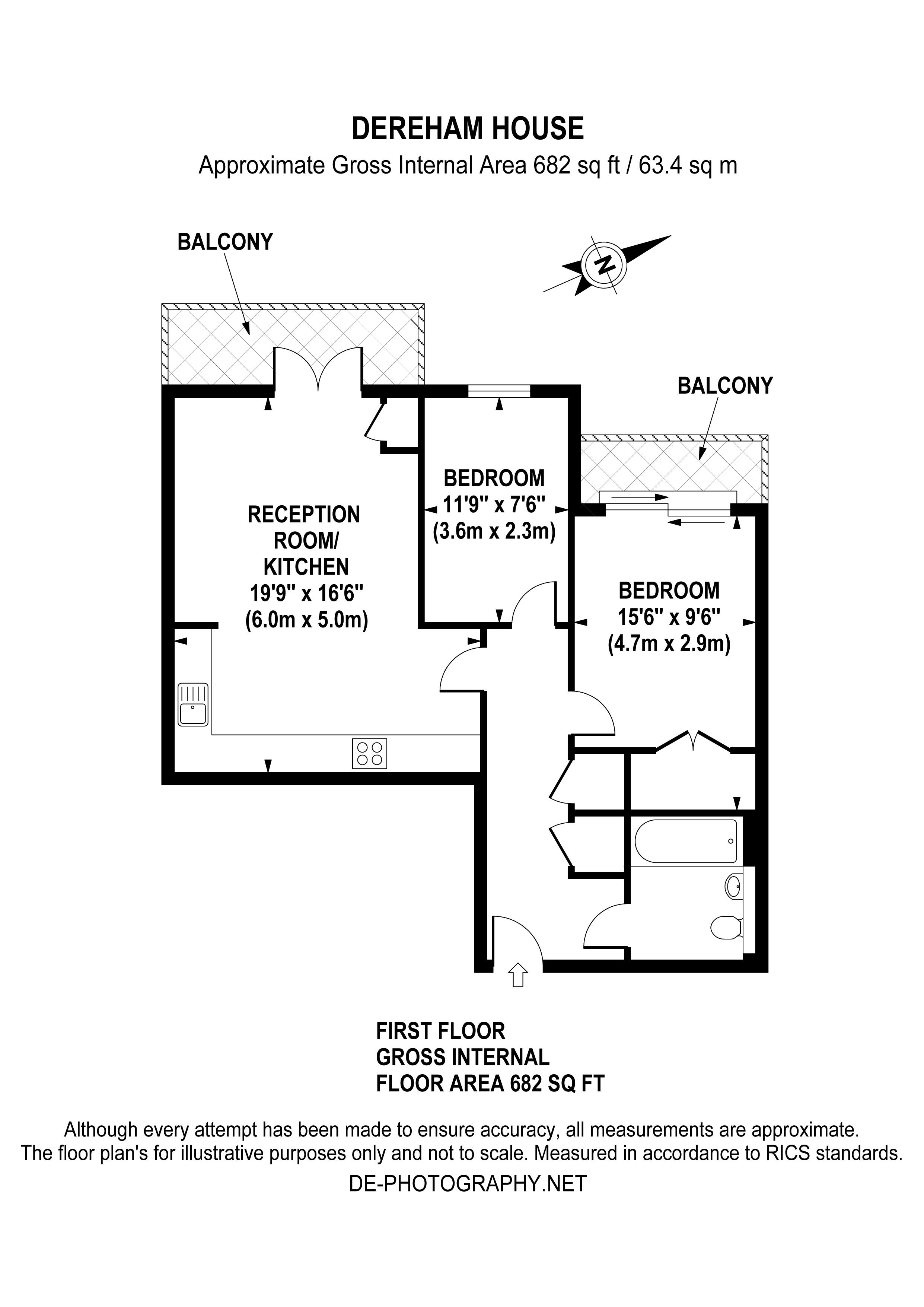 2 Bedrooms Flat for sale in Drayton Green, London W13