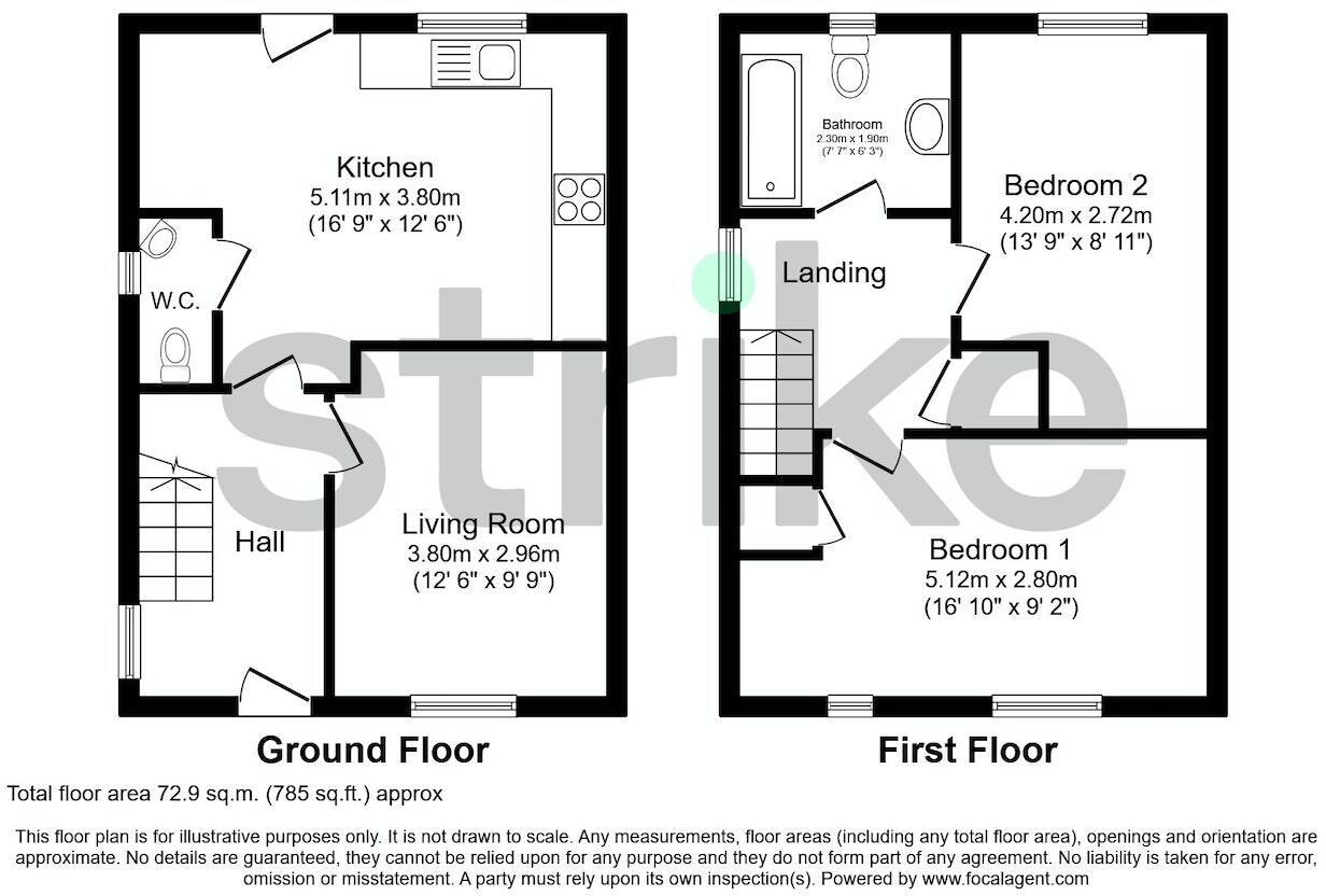 4, Salters Close, Grimsby floorplan