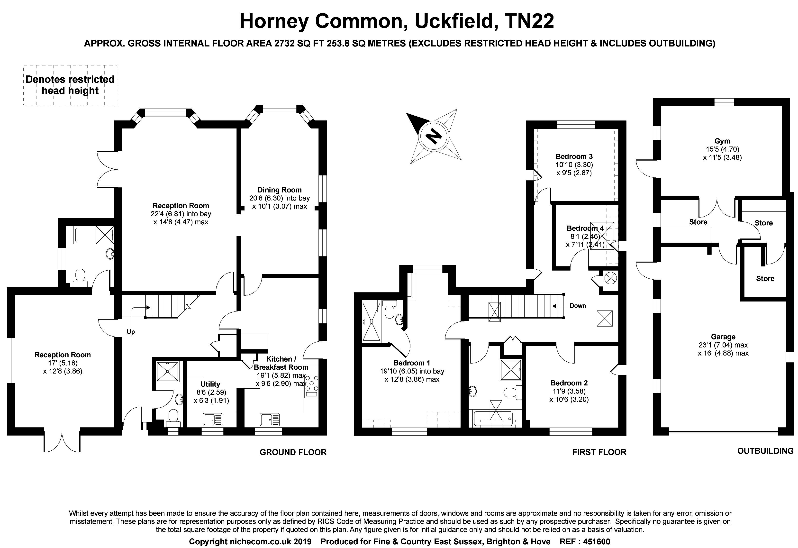 4 Bedrooms Detached house for sale in Horney Common, Uckfield, East Sussex TN22