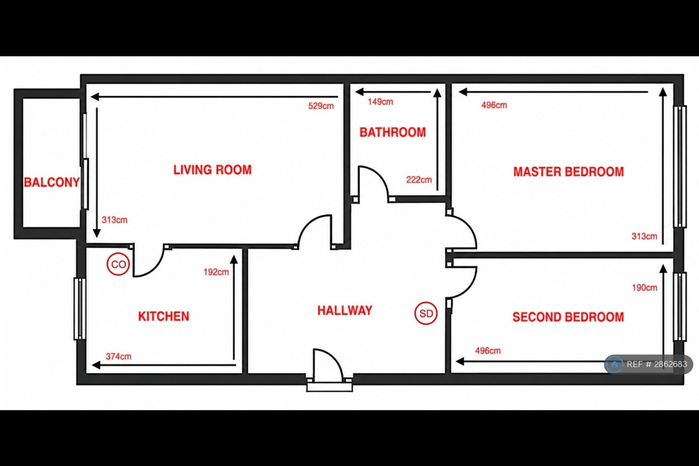 Maple Mews, London floorplan