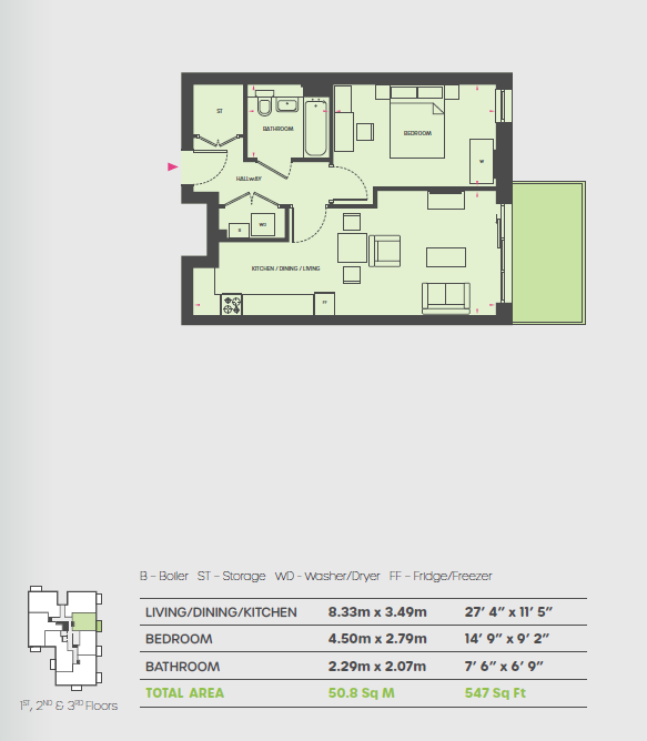23, Fleming Way, Isleworth floorplan