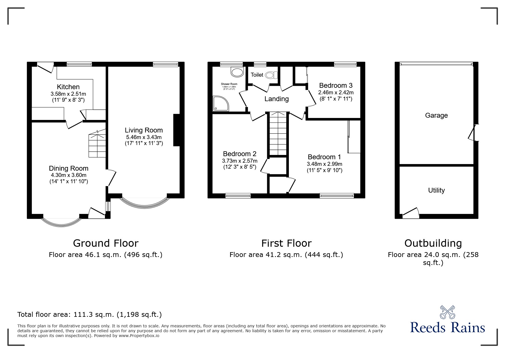26, Deanery View, Durham floorplan